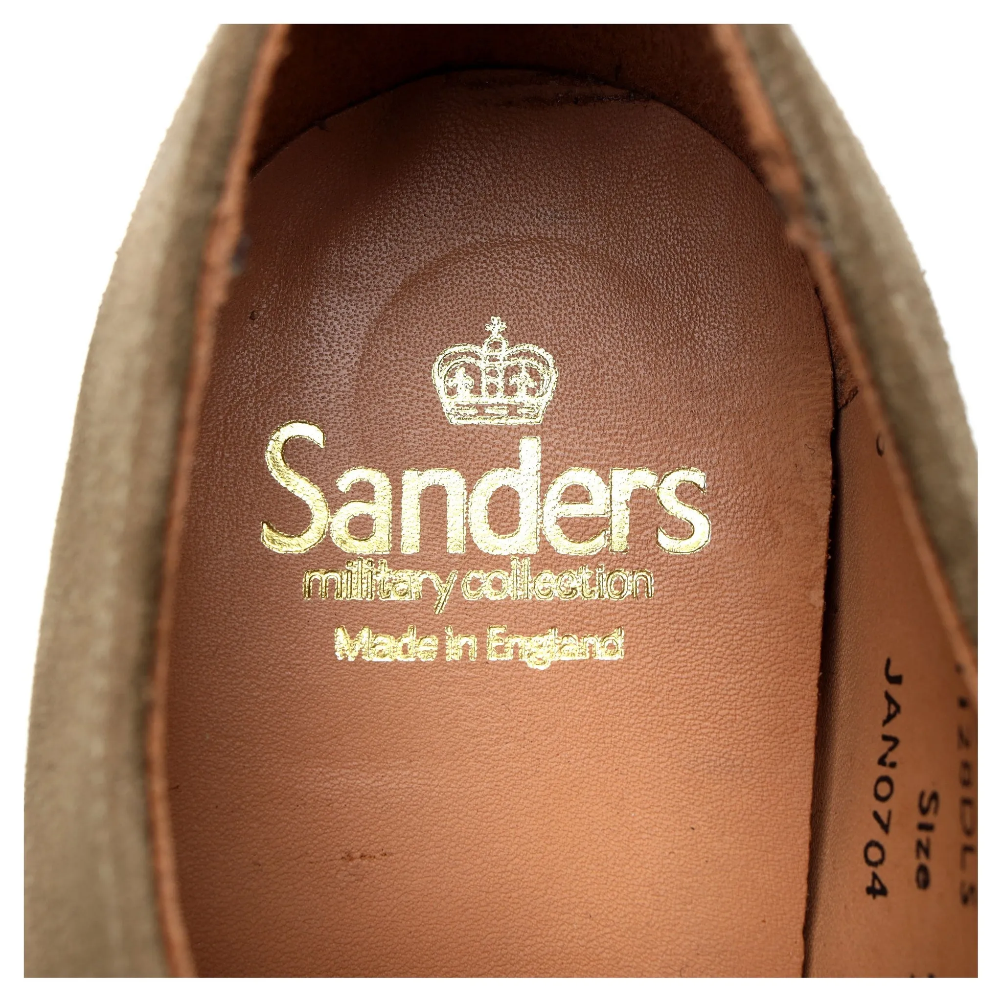 '1128' Sand Suede Derby UK 7 F