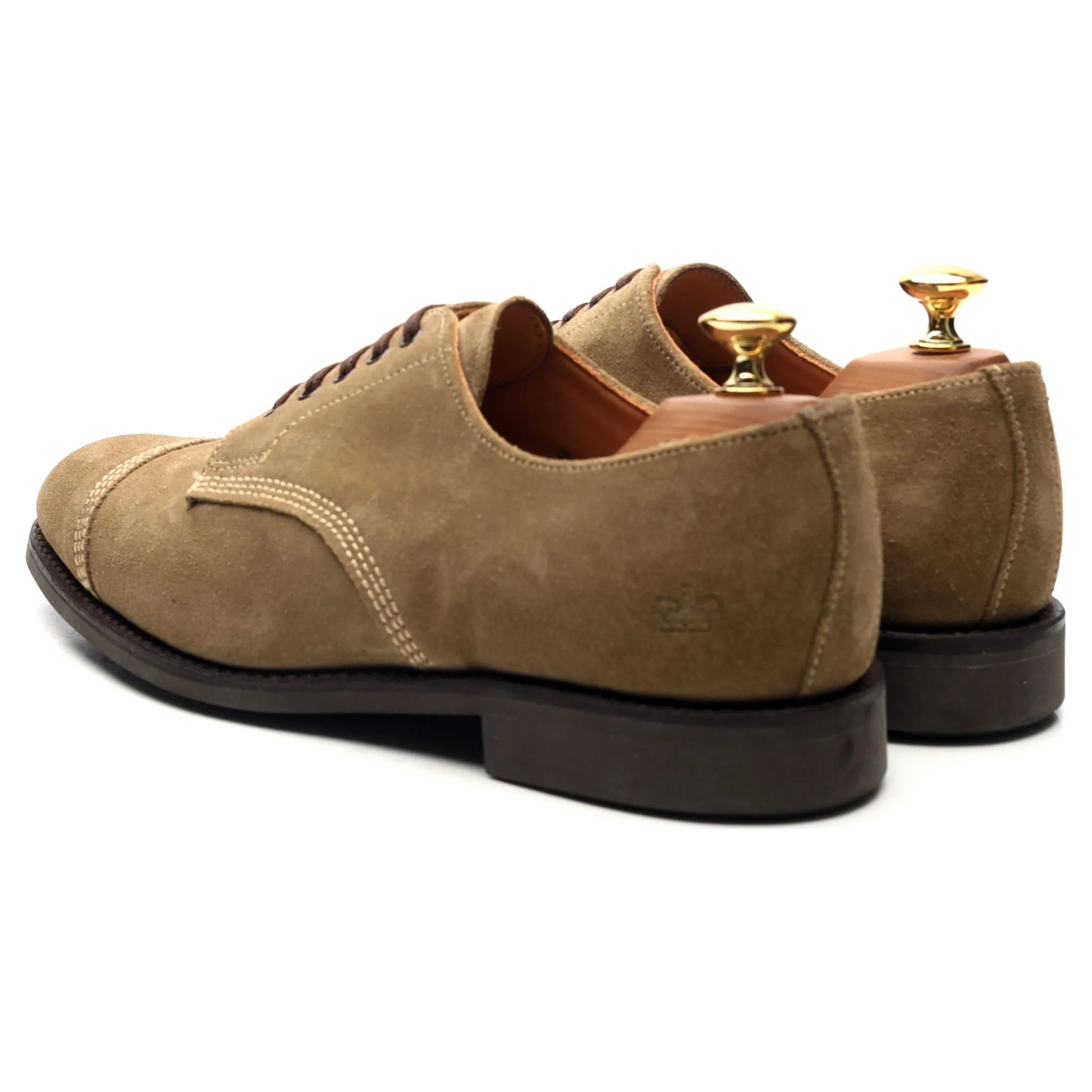 '1128' Sand Suede Derby UK 7 F