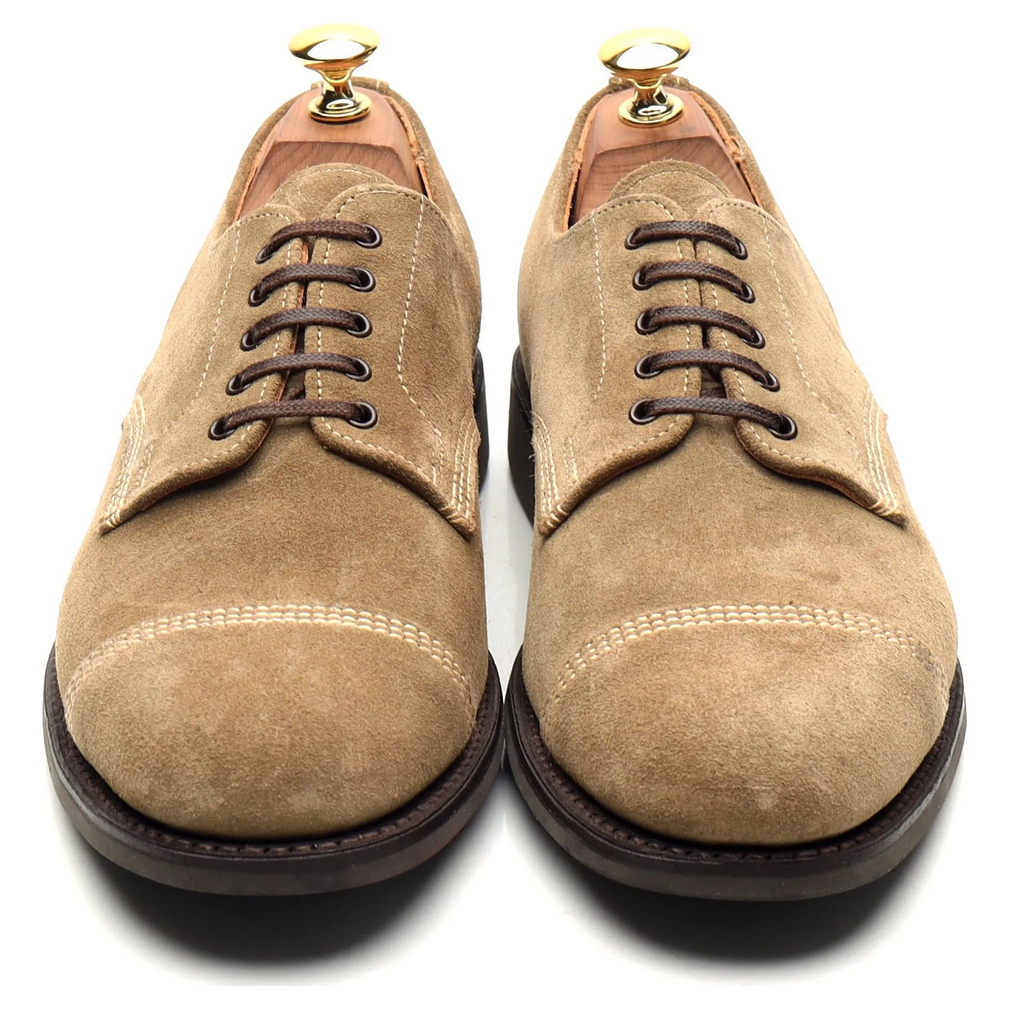 '1128' Sand Suede Derby UK 7 F