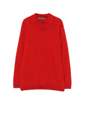 12G JERSEY Y's for men LOGO POLO KNIT