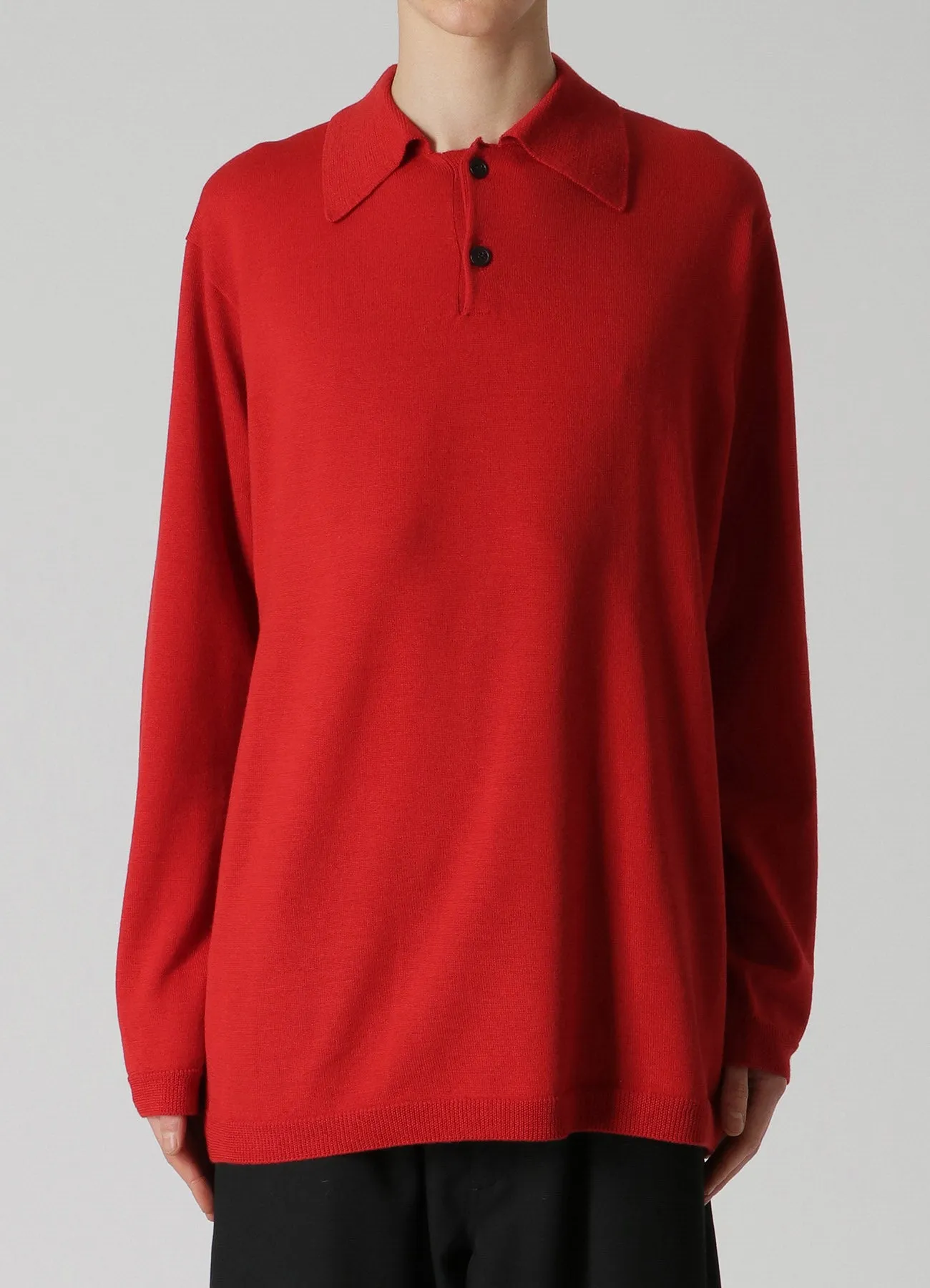 12G JERSEY Y's for men LOGO POLO KNIT