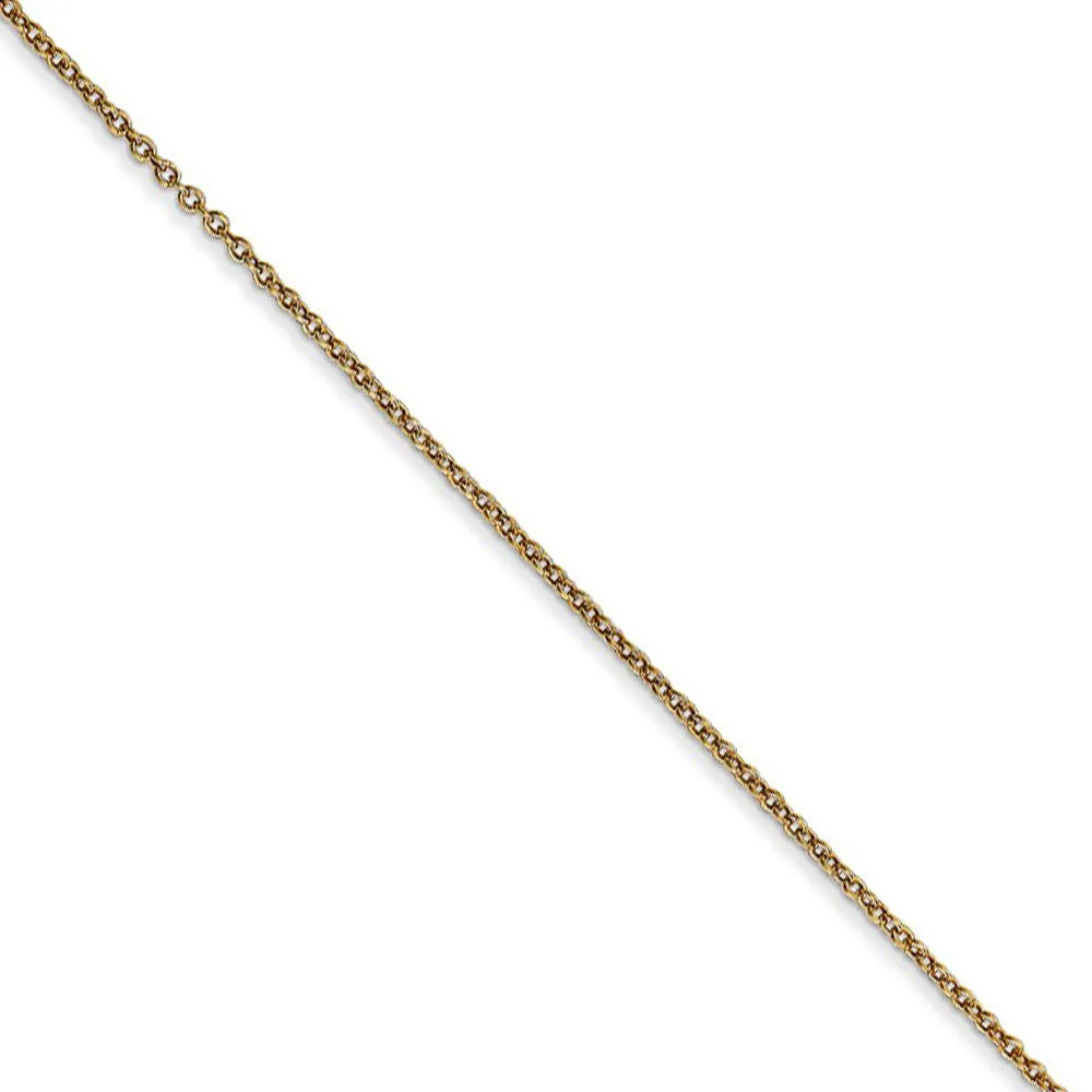 Necklace Slide Sea Turtle Medium 14k Yellow Gold (13mm)