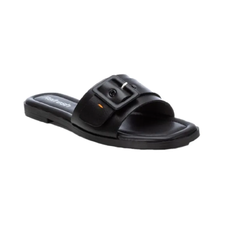 171961 Refresh Sandali Donna Flat Black