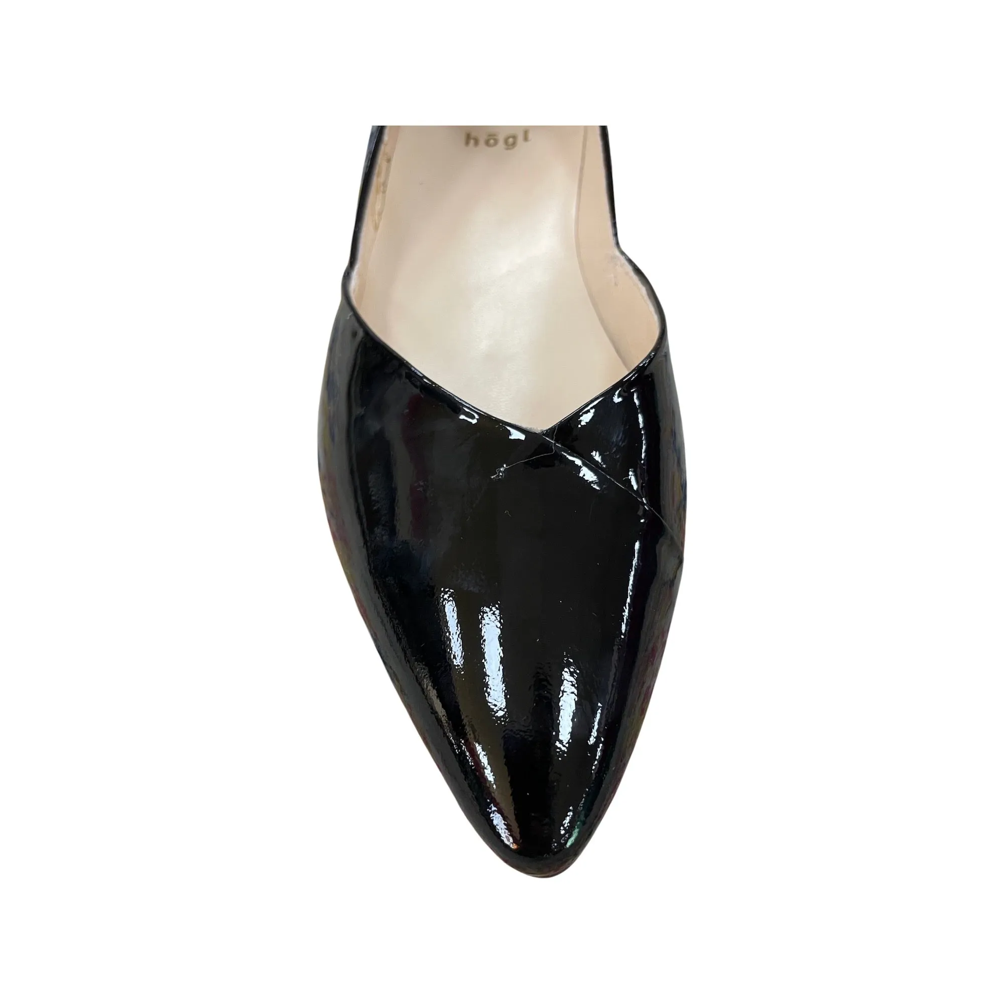 Black Patent Flat Shoes