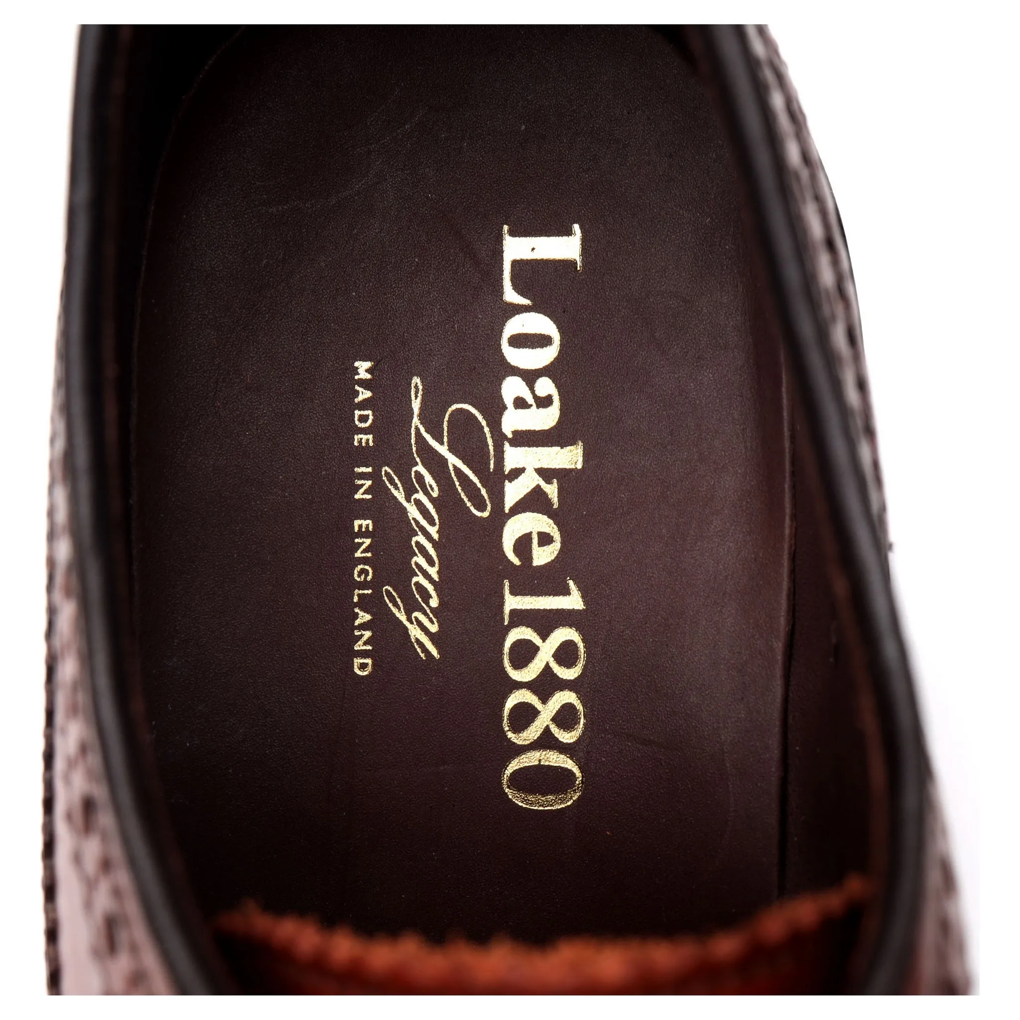 1880 Legacy 'Birkdale' Brown Leather Derby Brogues UK 9 F