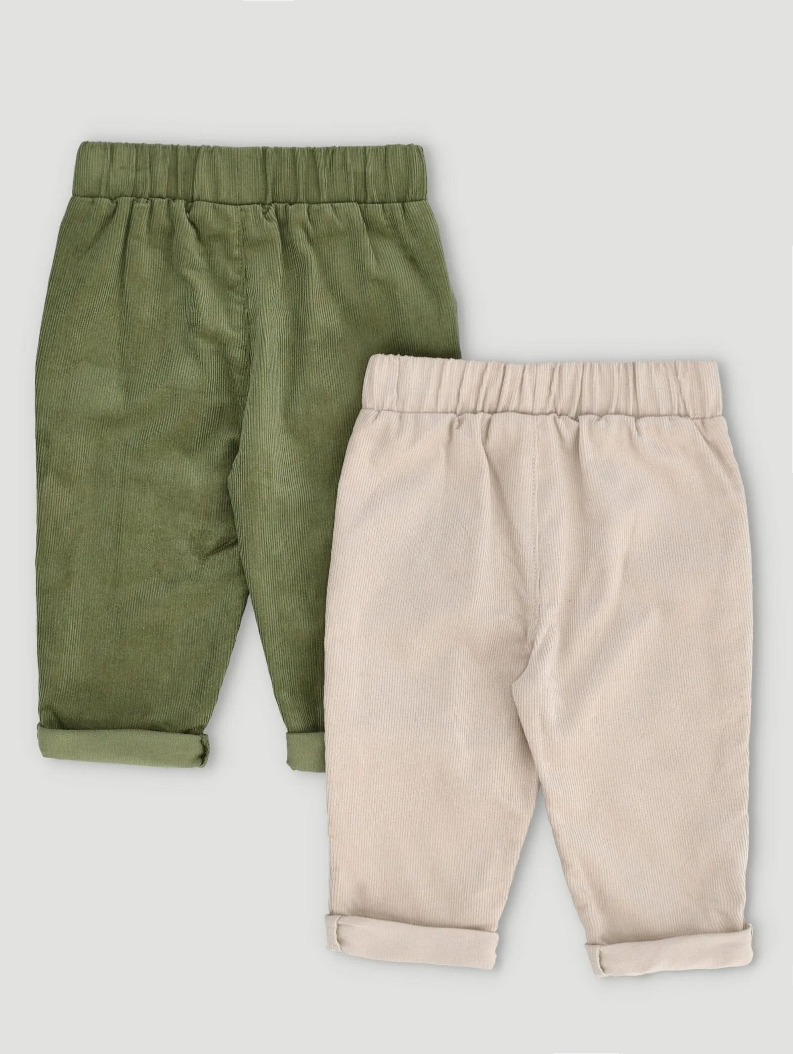 2 Pack Cord Joggers - Olive