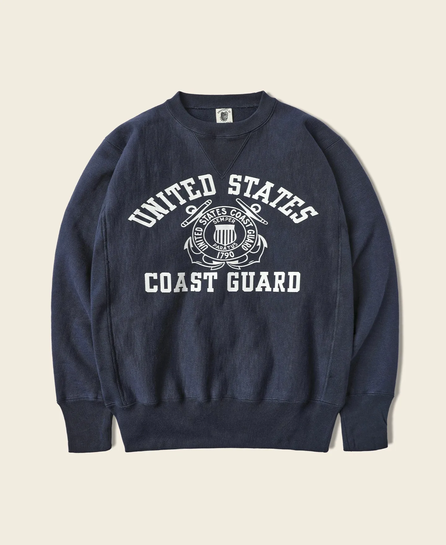 21 oz USCG Reverse Weave Sweatshirt