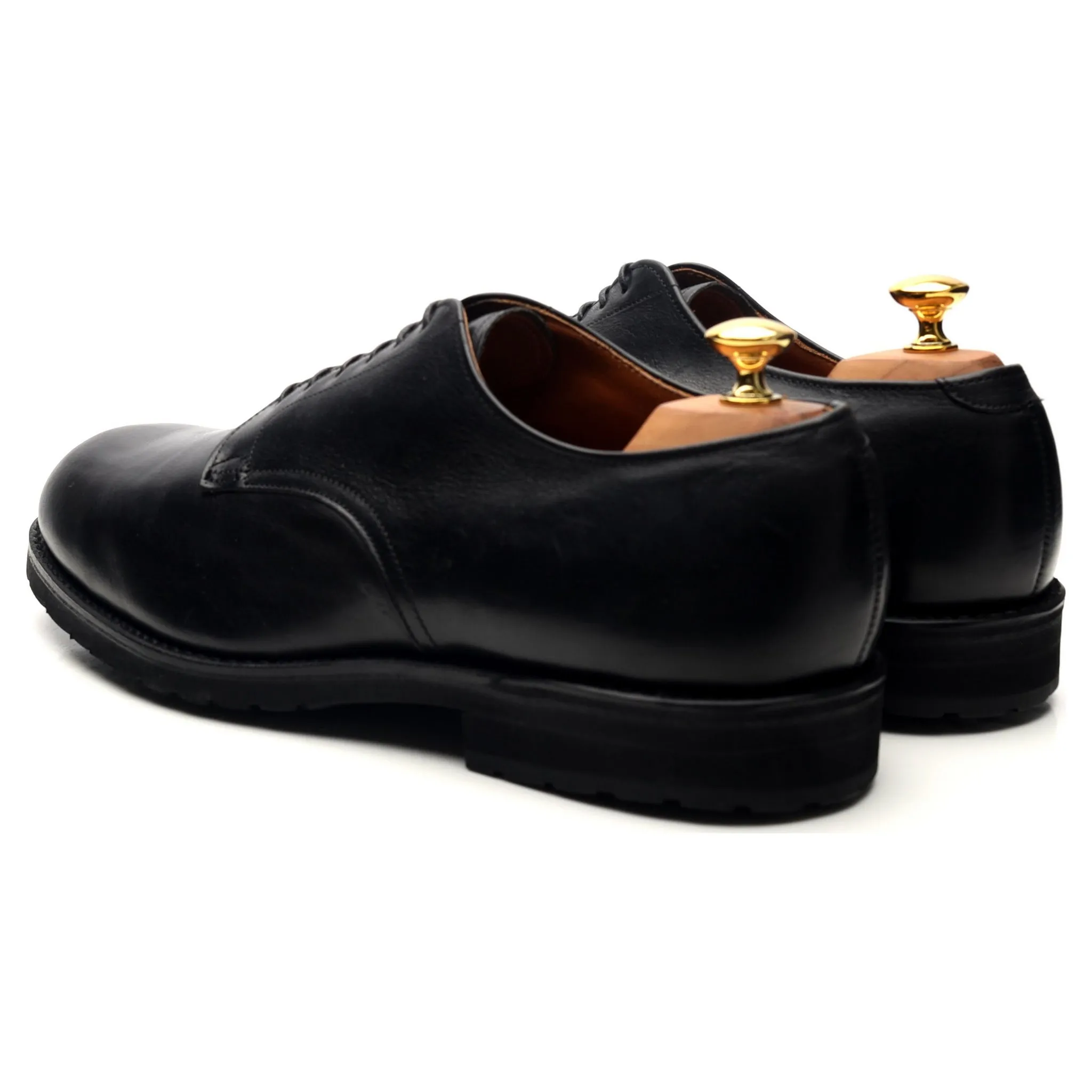 '343' Black Leather Derby UK 9.5 US 10 EEE