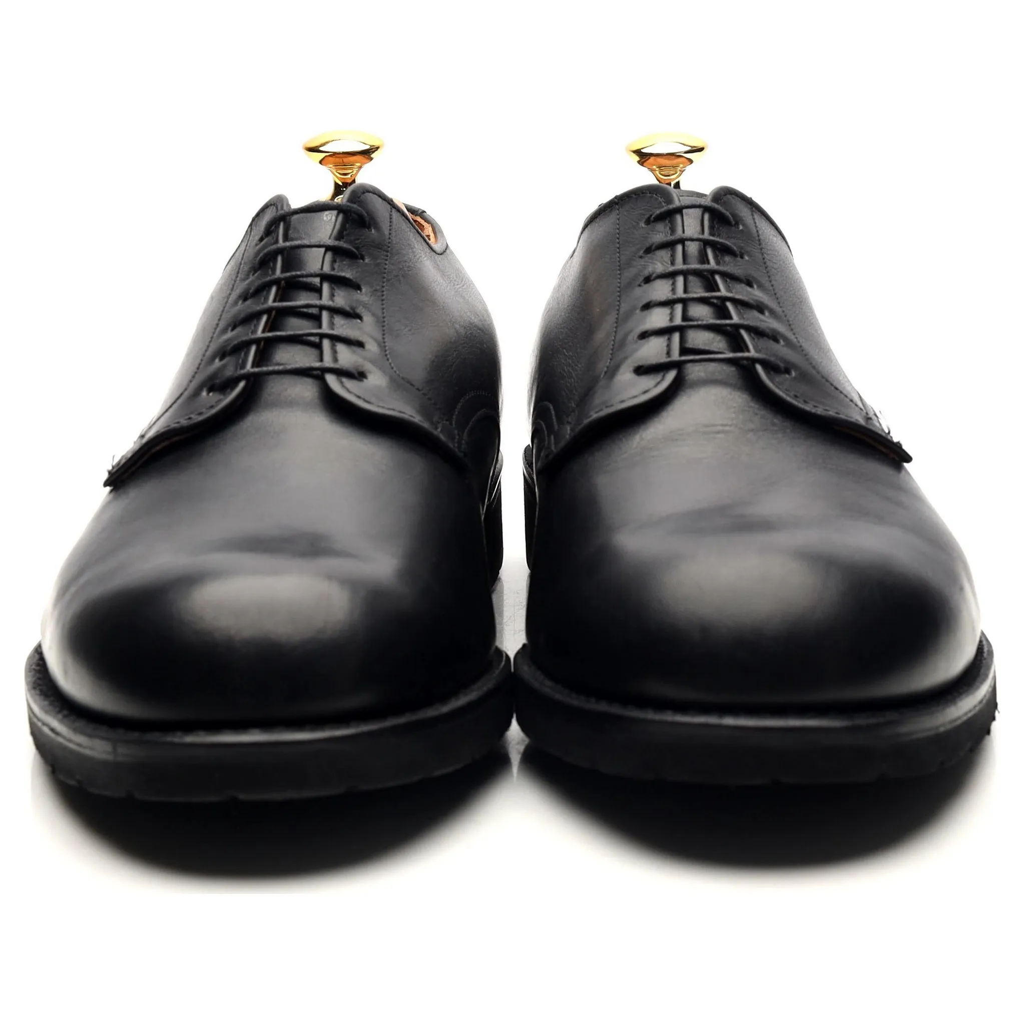 '343' Black Leather Derby UK 9.5 US 10 EEE