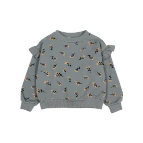 Folk Sweatshirt with Elephant Design