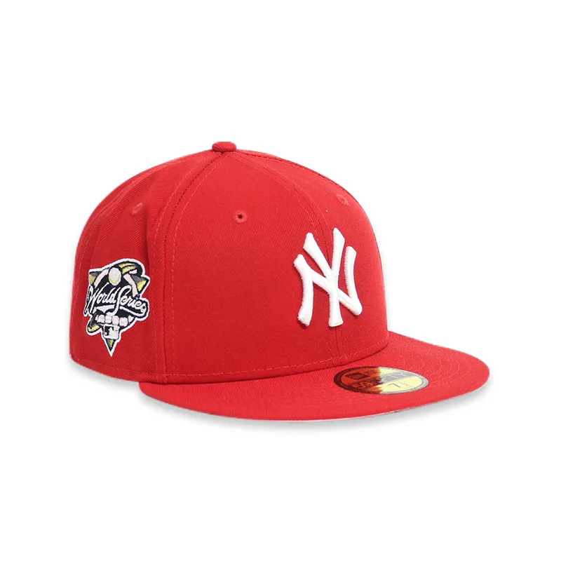 New York Yankees Red 00 WS 59FIFTY Fitted Cap