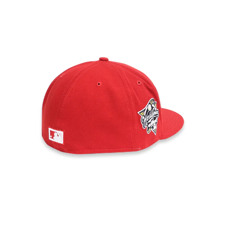 New York Yankees Red 00 WS 59FIFTY Fitted Cap