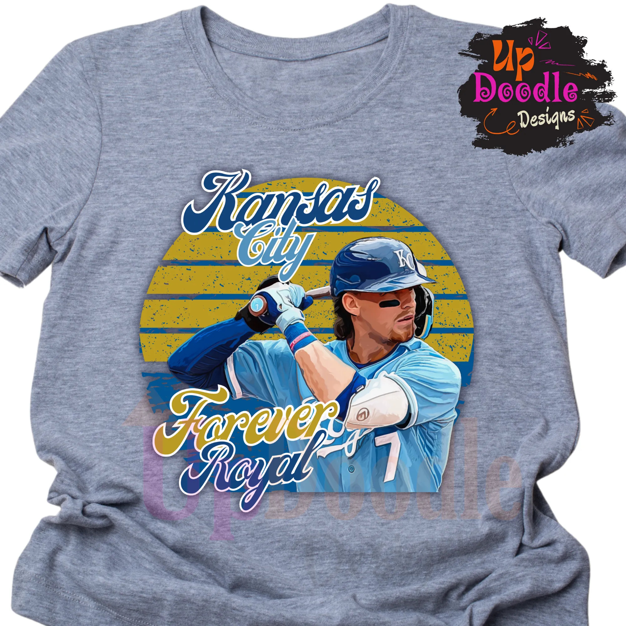 802 Forever Kansas City Baseball DTF/Sublimation Transfer