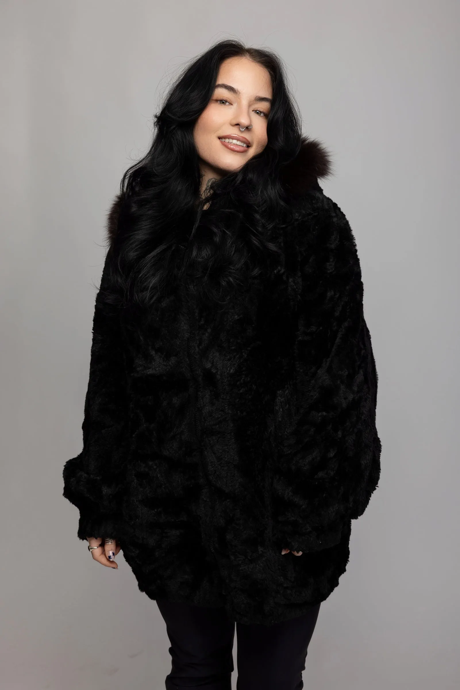 80's M/L Faux Fur Coat