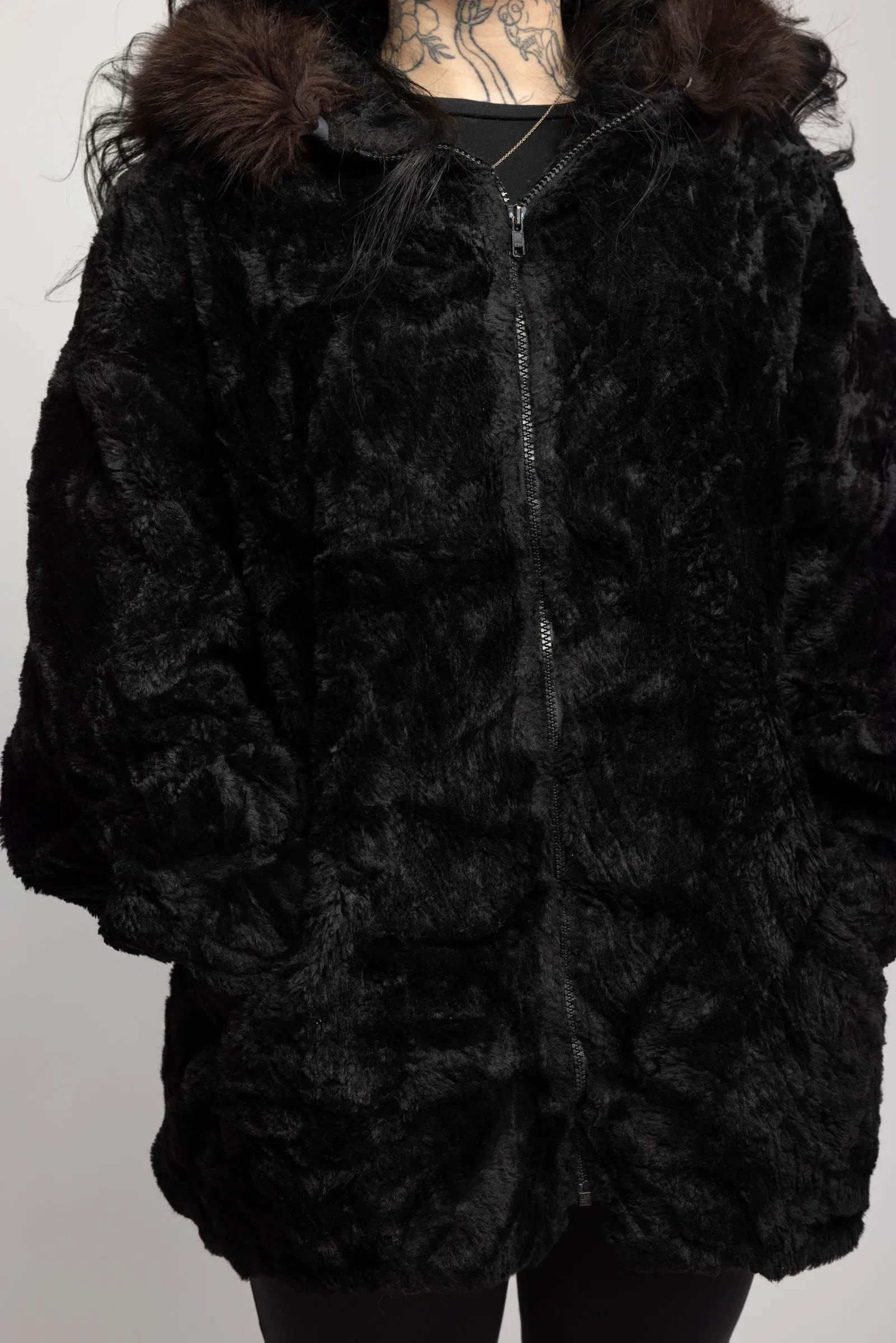 80's M/L Faux Fur Coat