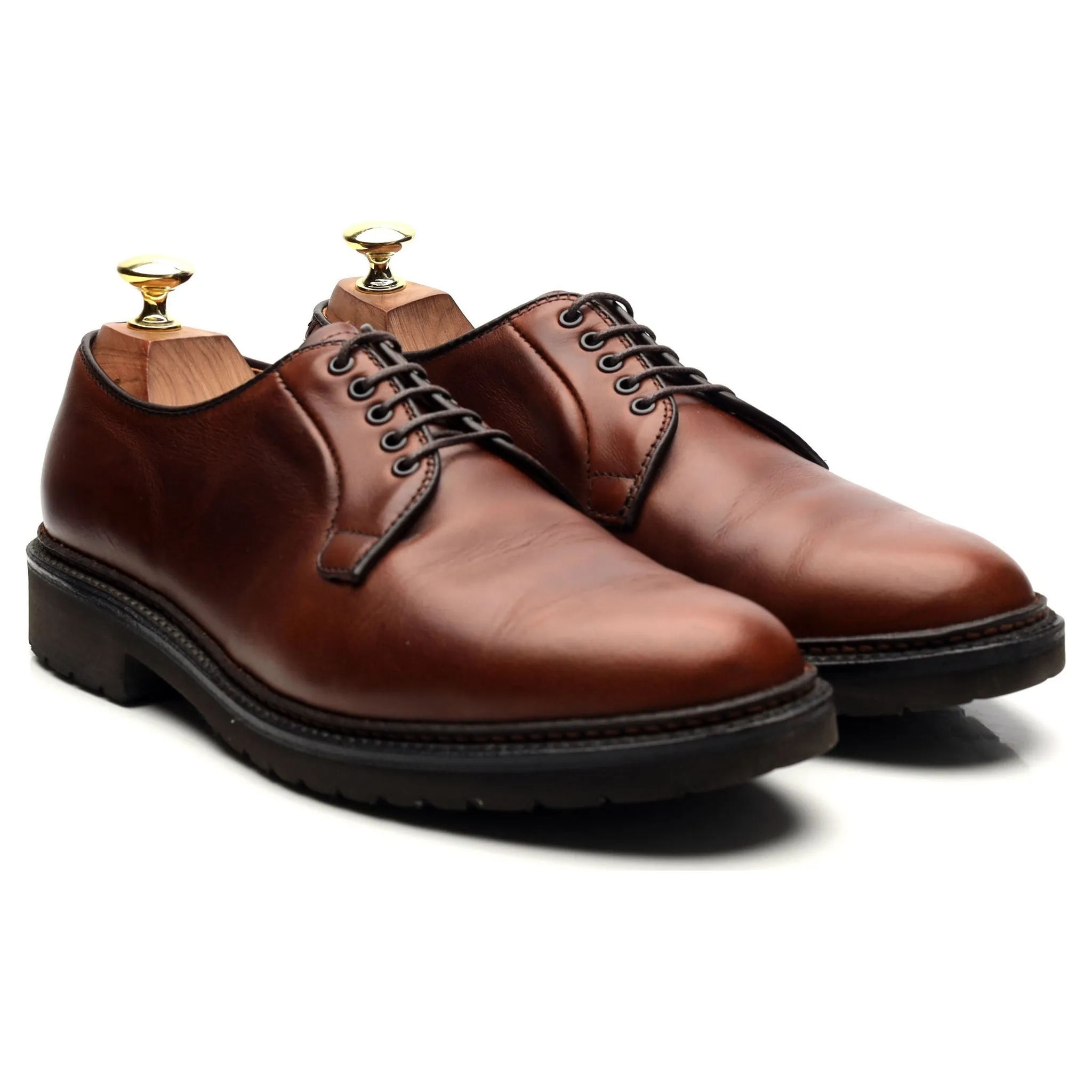 '9432S' Brown Leather Derby UK 7.5 US 8