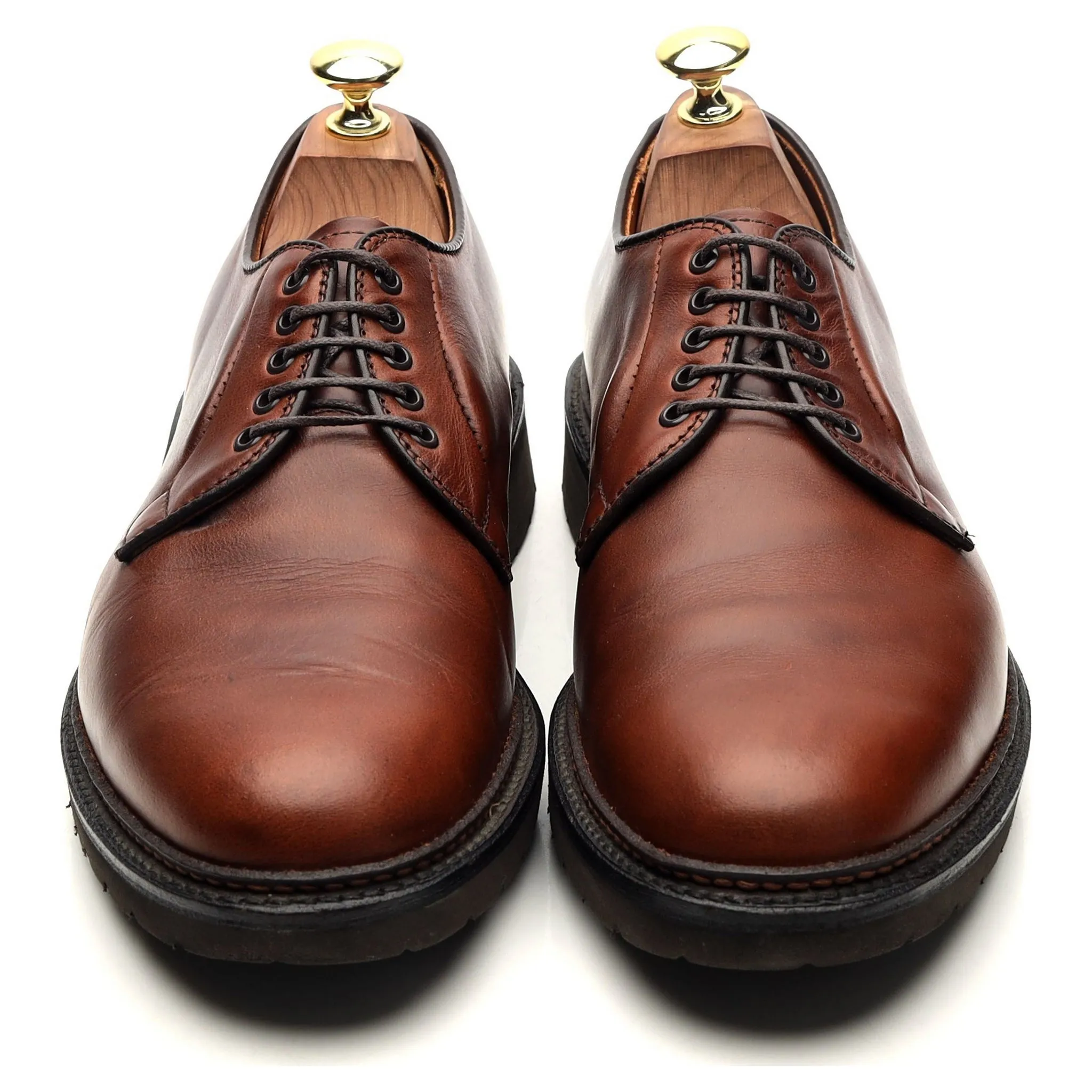 '9432S' Brown Leather Derby UK 7.5 US 8