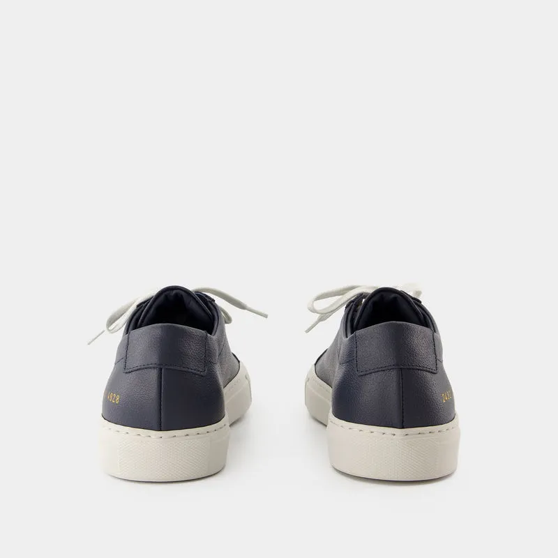 Achilles Contrast Bumpy Sneakers - COMMON PROJECTS - Leather - Blue