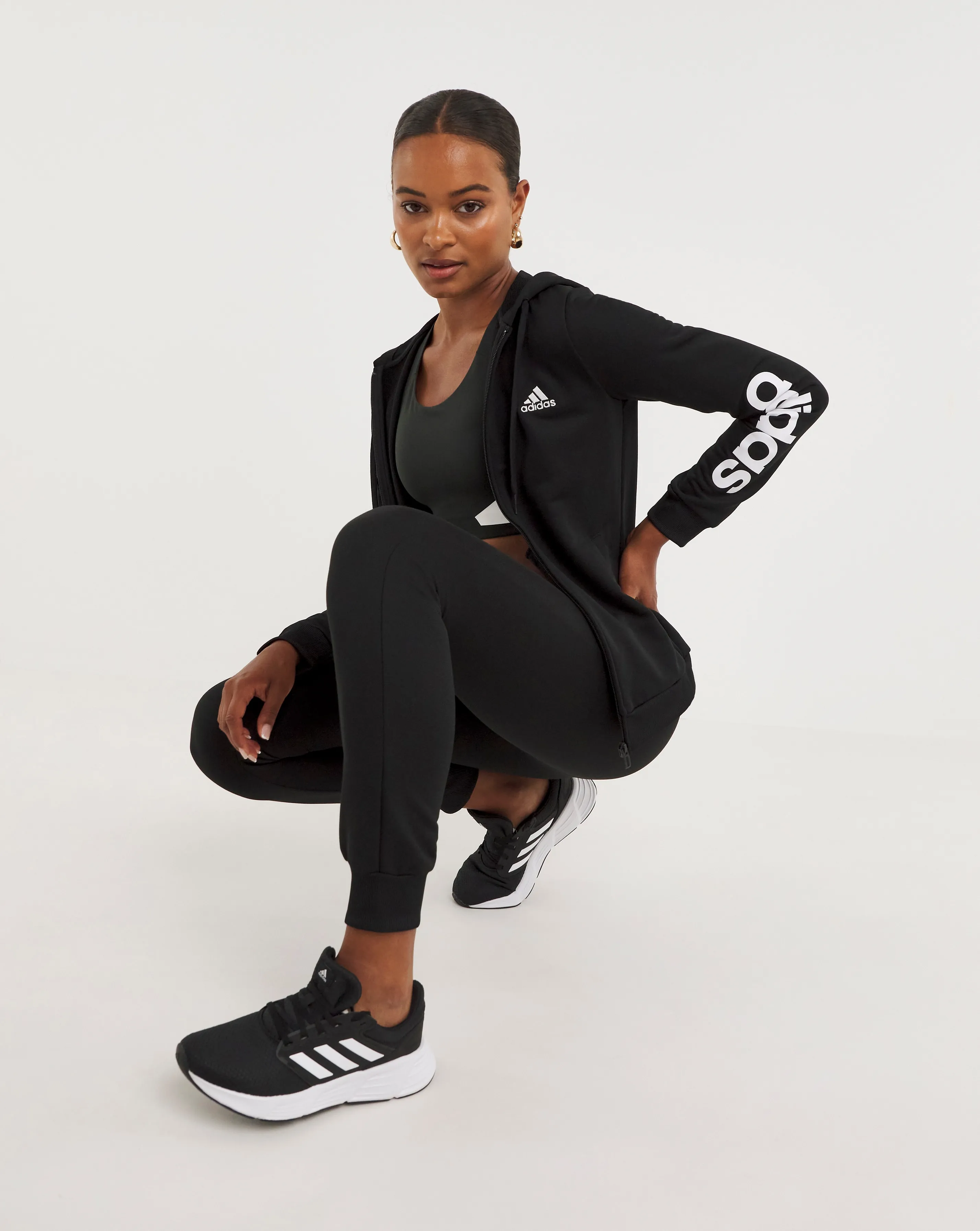 adidas Big Logo linear Tracksuit | Simply Be