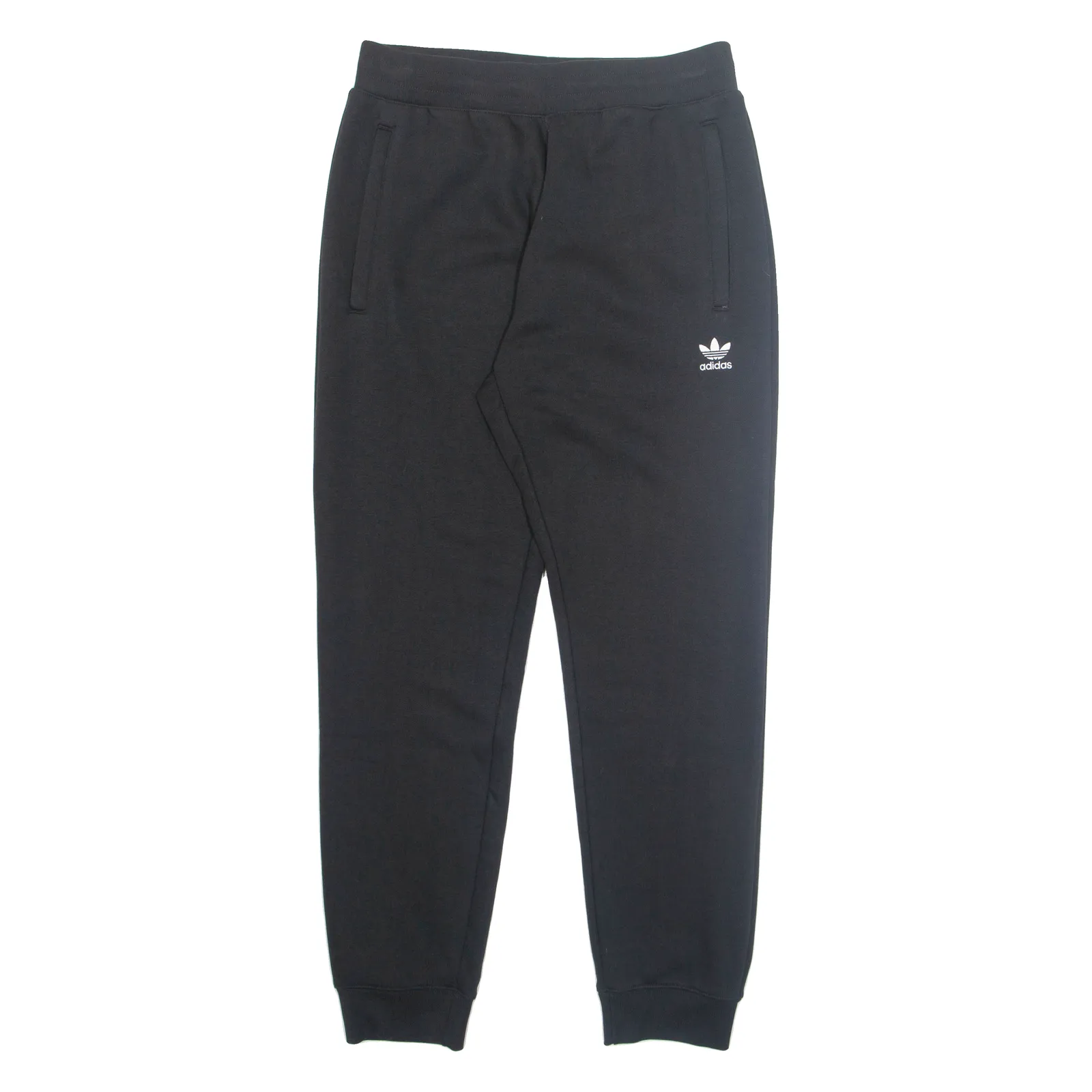 ADIDAS Mens Joggers Black Tapered M W30 L30