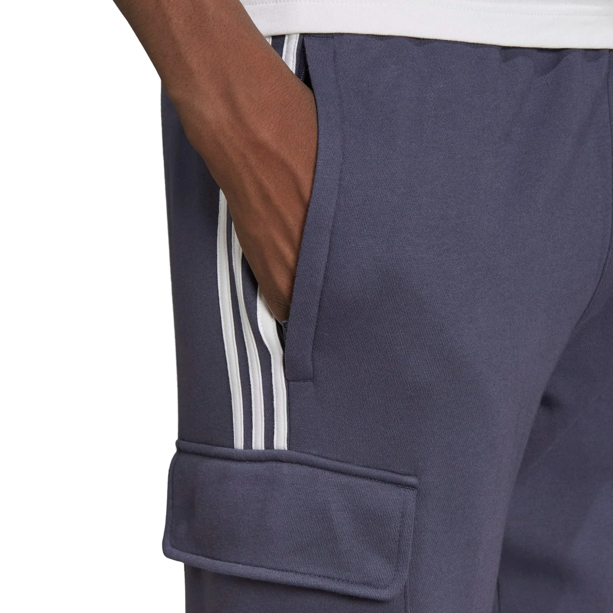 adidas Originals 3-Stripes SC Cargo Joggers - Navy