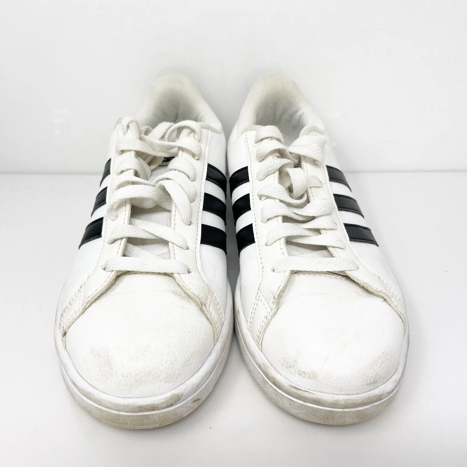 Adidas Womens Cloudfoam Advantage AW4287 White Casual Shoes Sneakers Size 7.5