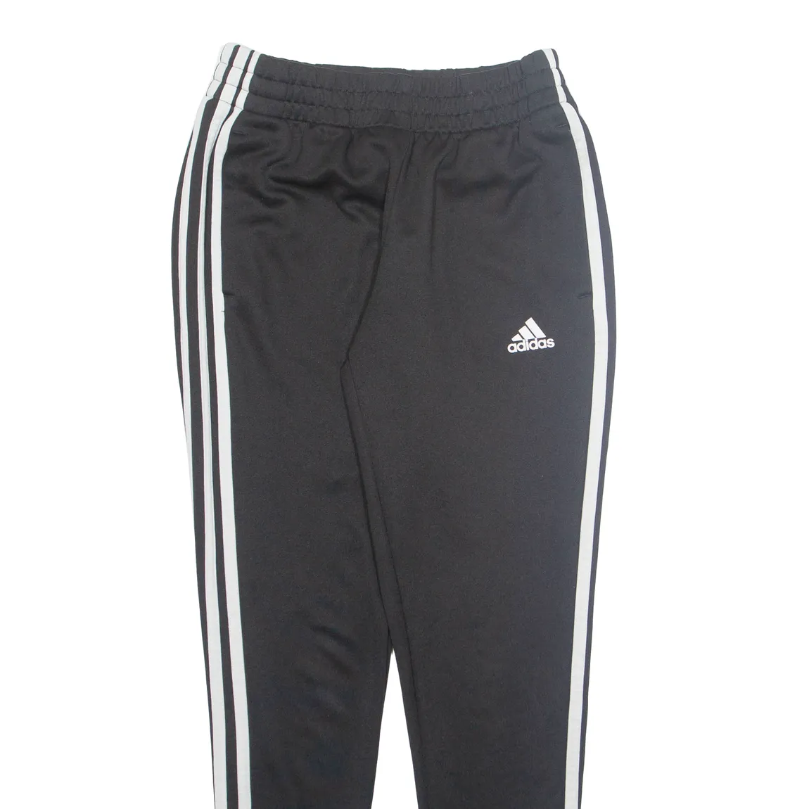 ADIDAS Womens Joggers Black Tapered XS W22 L26