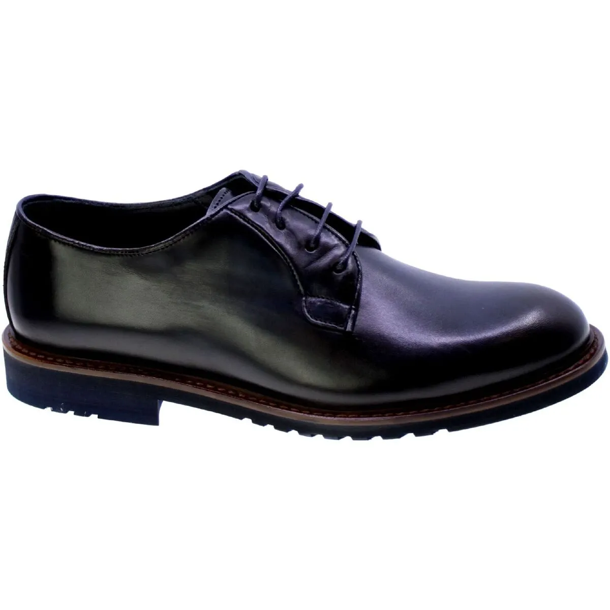 Blue Men's Derby Shoes by All.Bassa - Model 1145/24