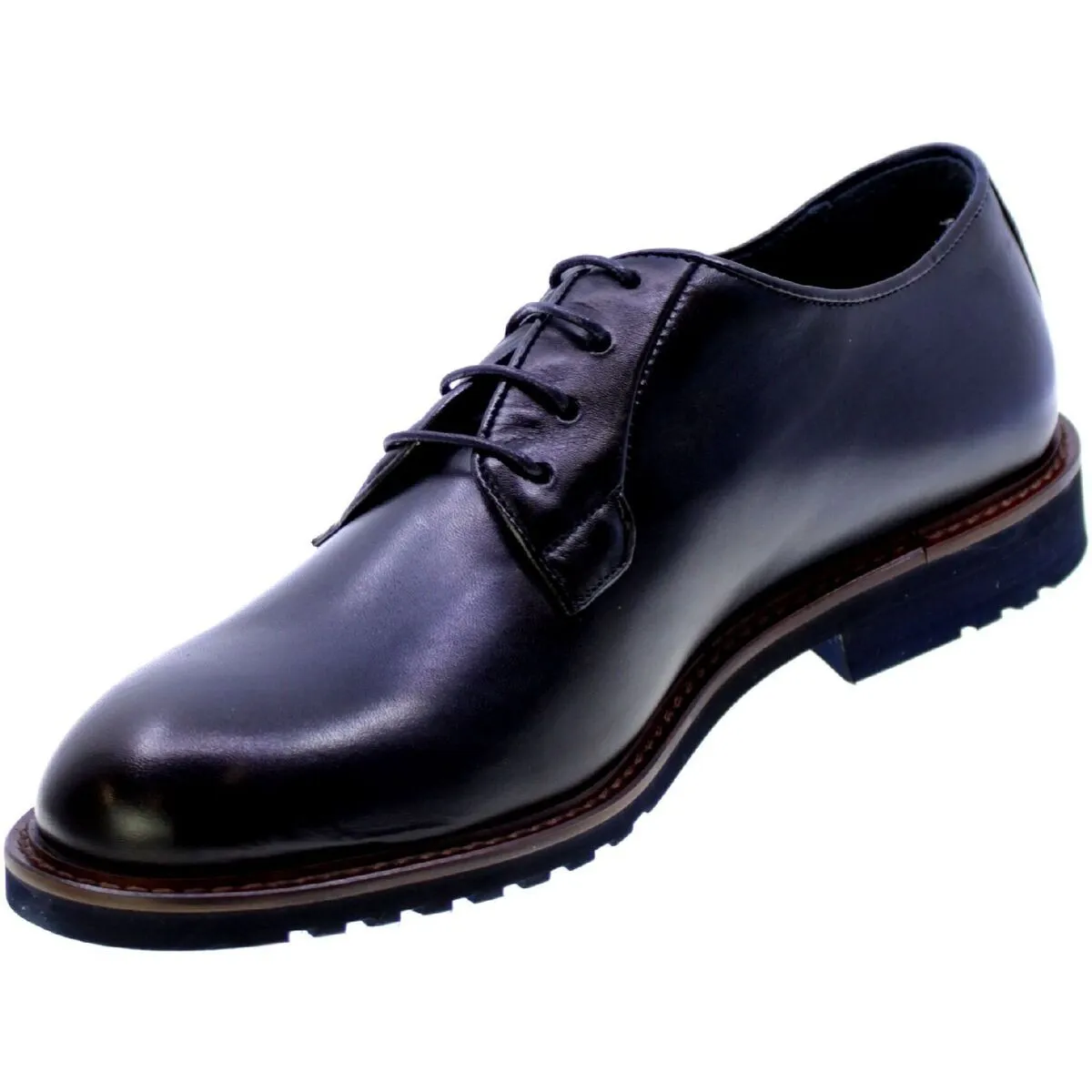 Blue Men's Derby Shoes by All.Bassa - Model 1145/24