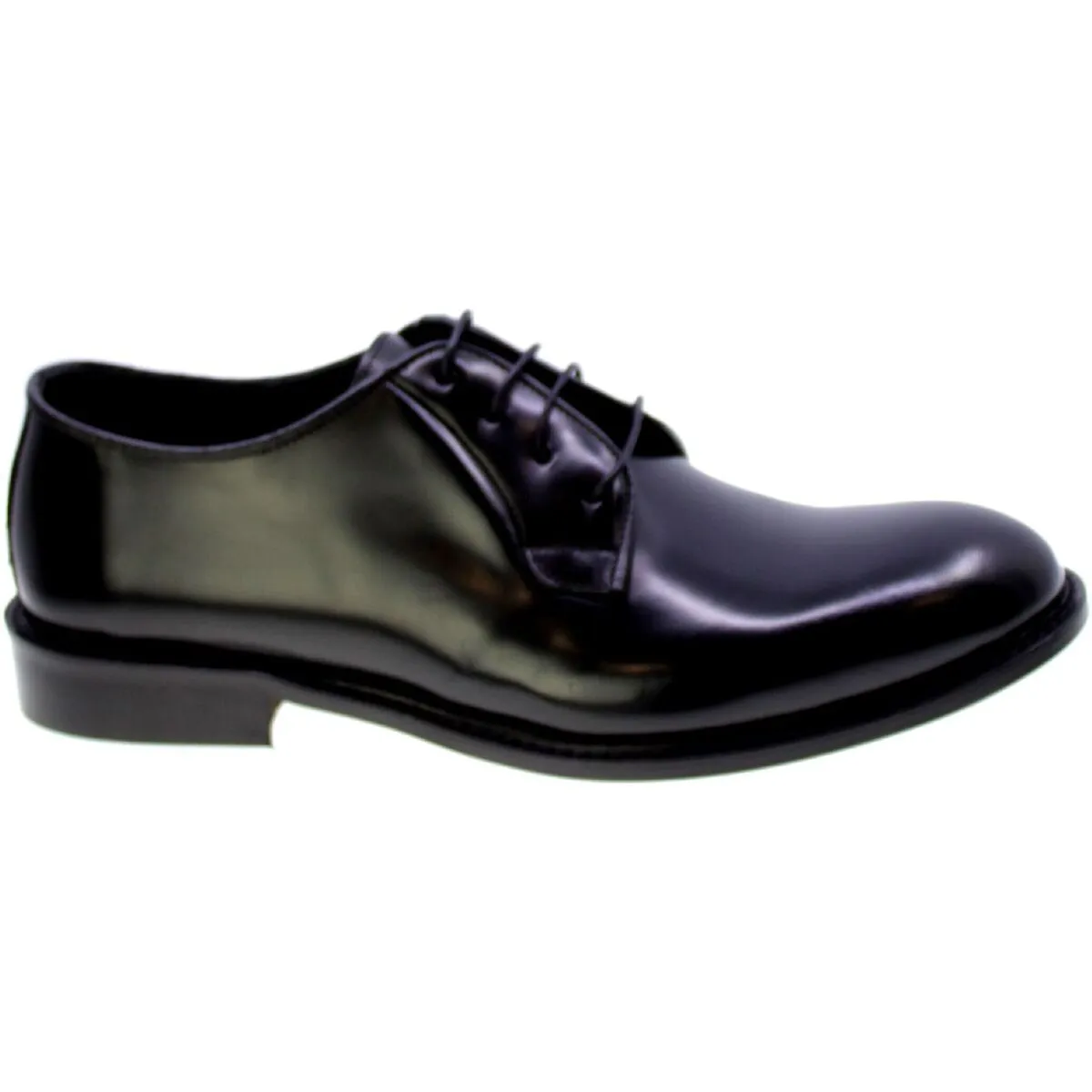 Black Men's Derby Shoes 1145