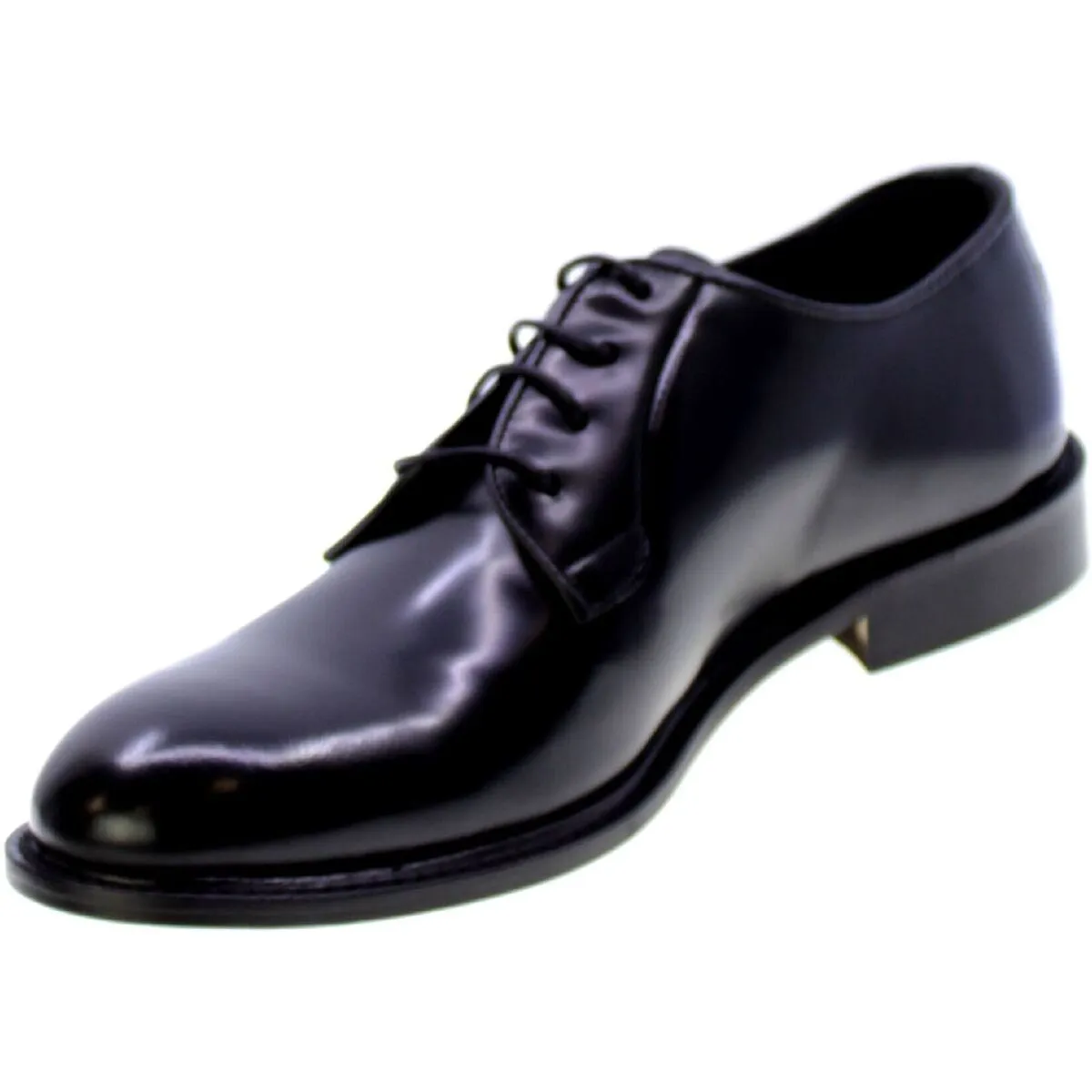 Black Men's Derby Shoes 1145