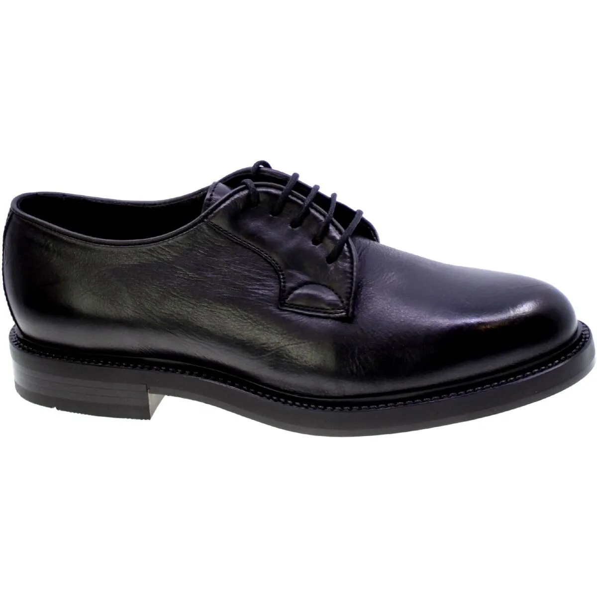 All.bassa Men's Black Derby Shoes 13207-092.