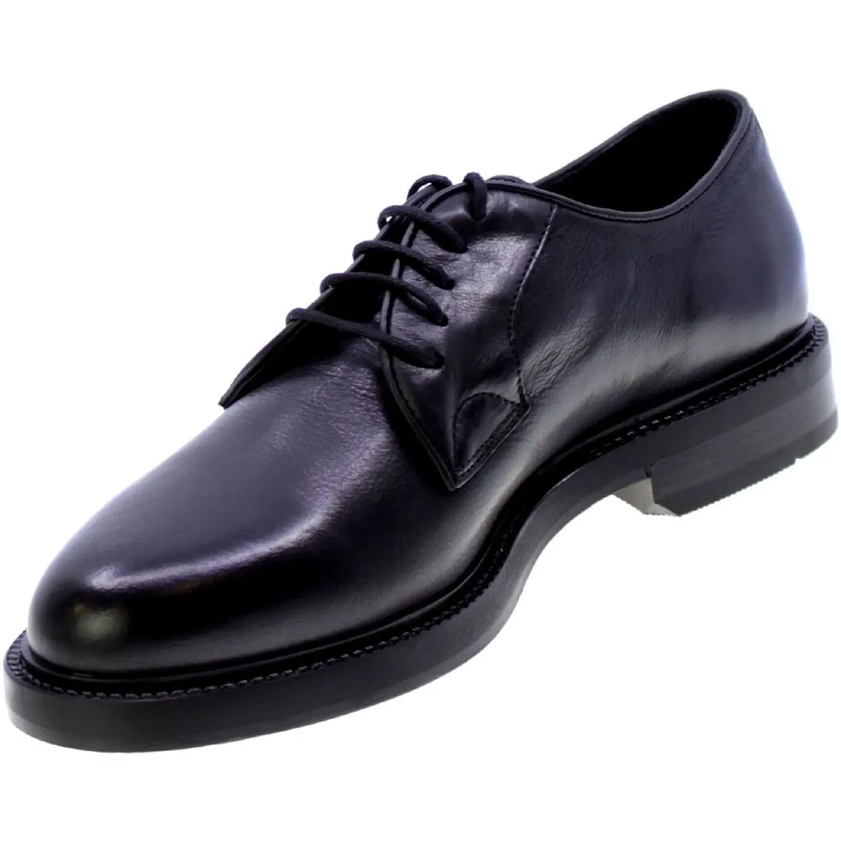 All.bassa Men's Black Derby Shoes 13207-092.