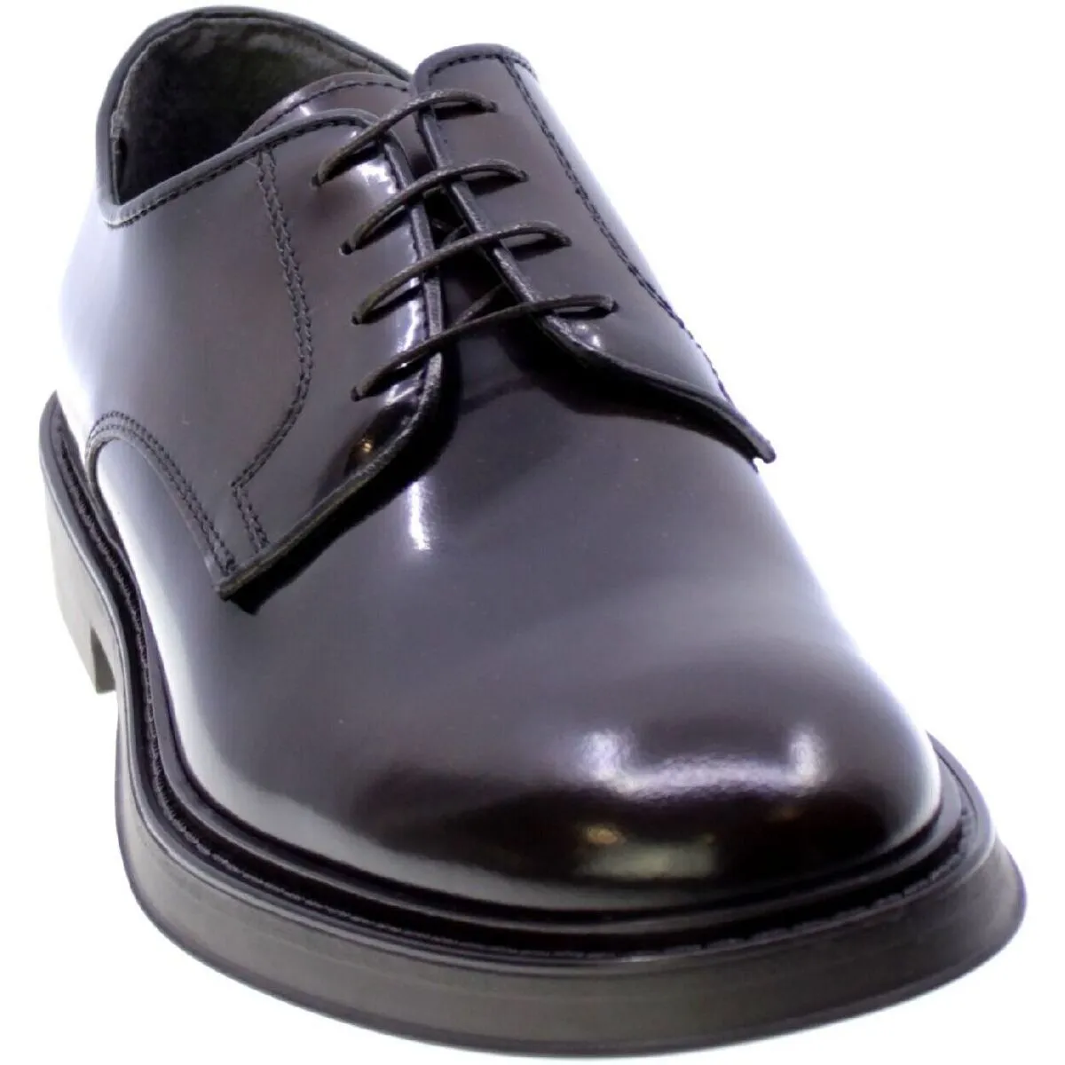 Brown Leather Derby Shoes for Men 701/23