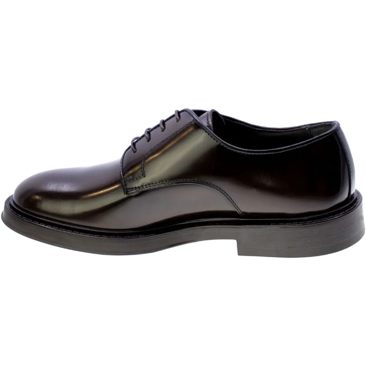 Brown Leather Derby Shoes for Men 701/23