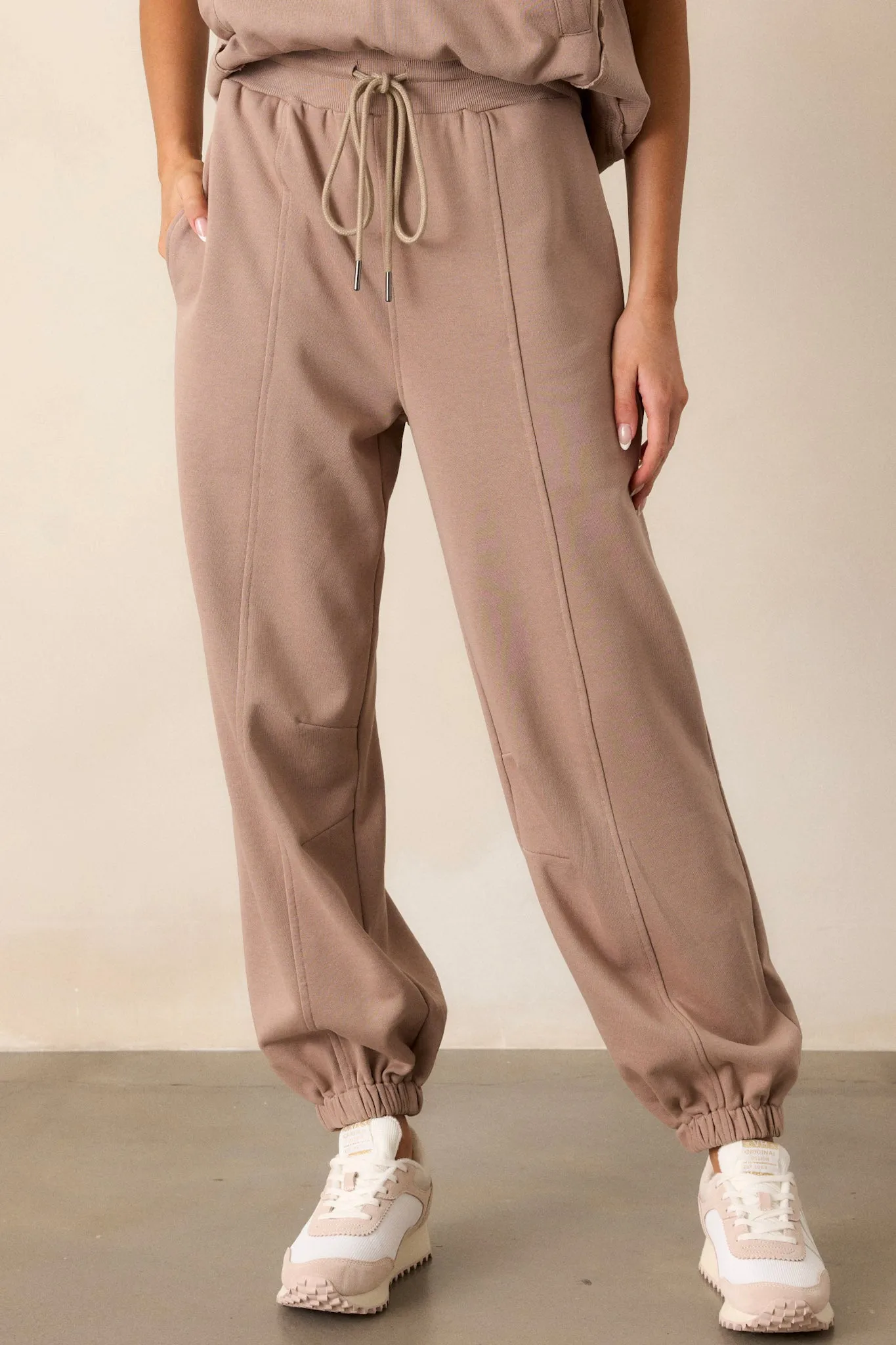 Almost Forever 100% Cotton Light Mocha Joggers