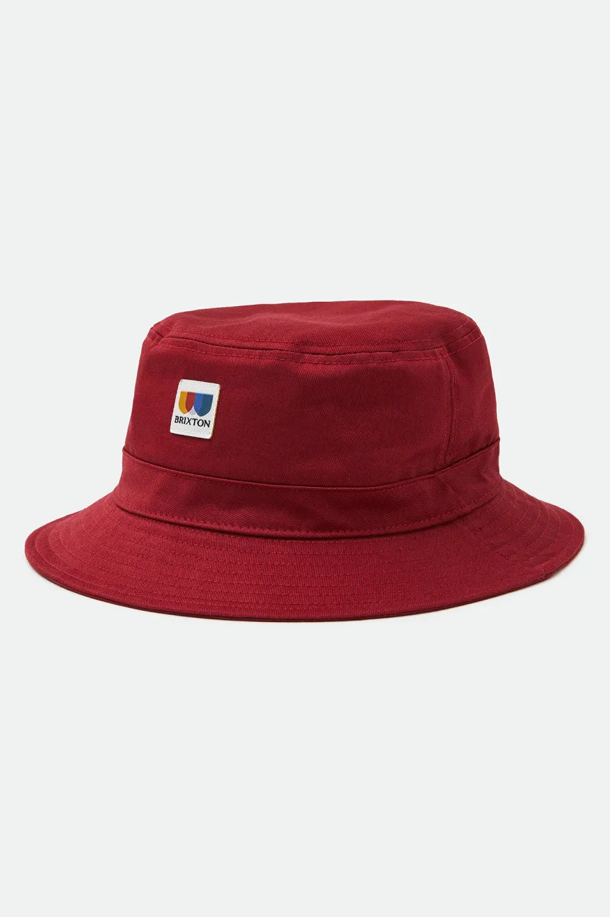 Alton Packable Bucket Hat - Cowhide