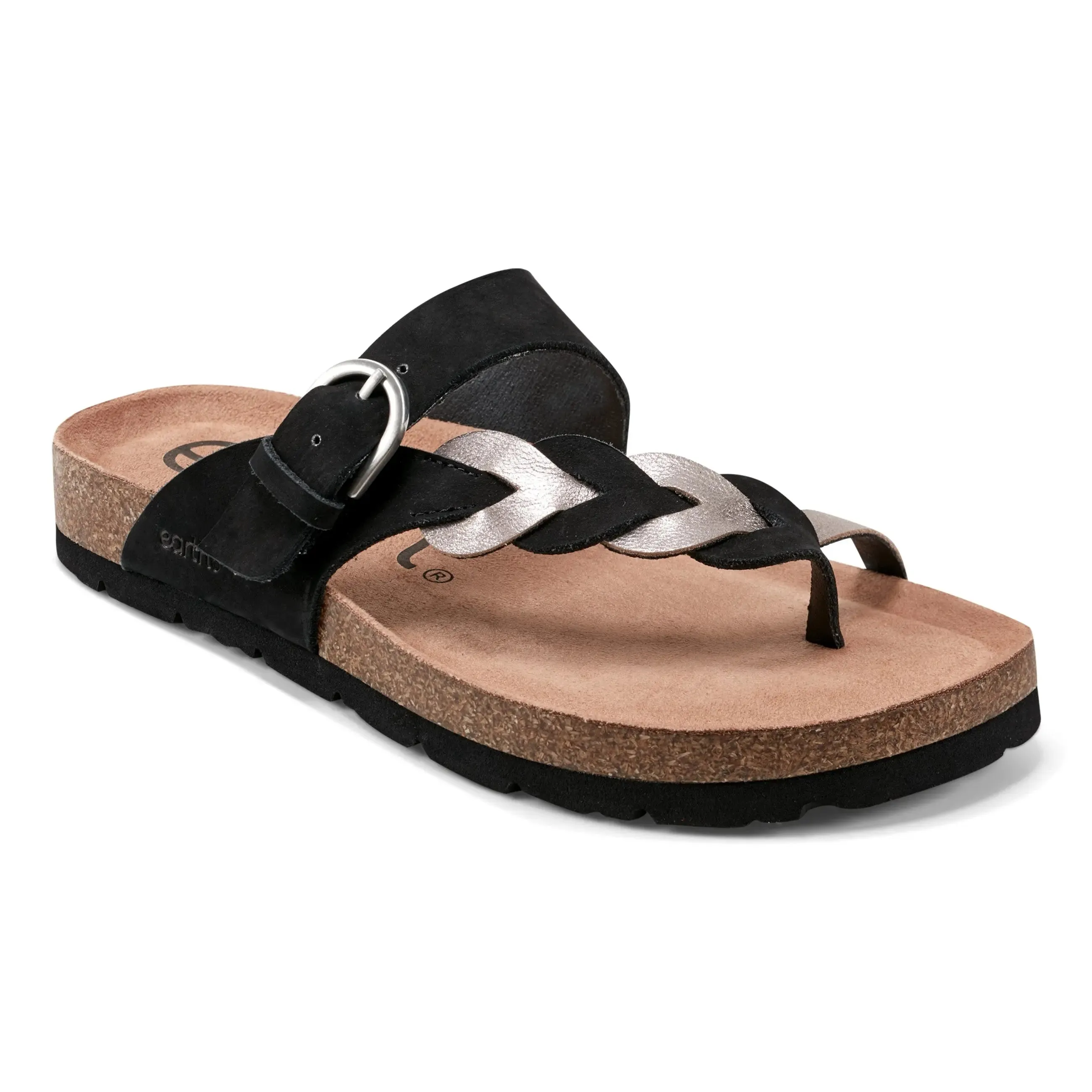 Alyce Casual Braided Flat Slip-On Sandals