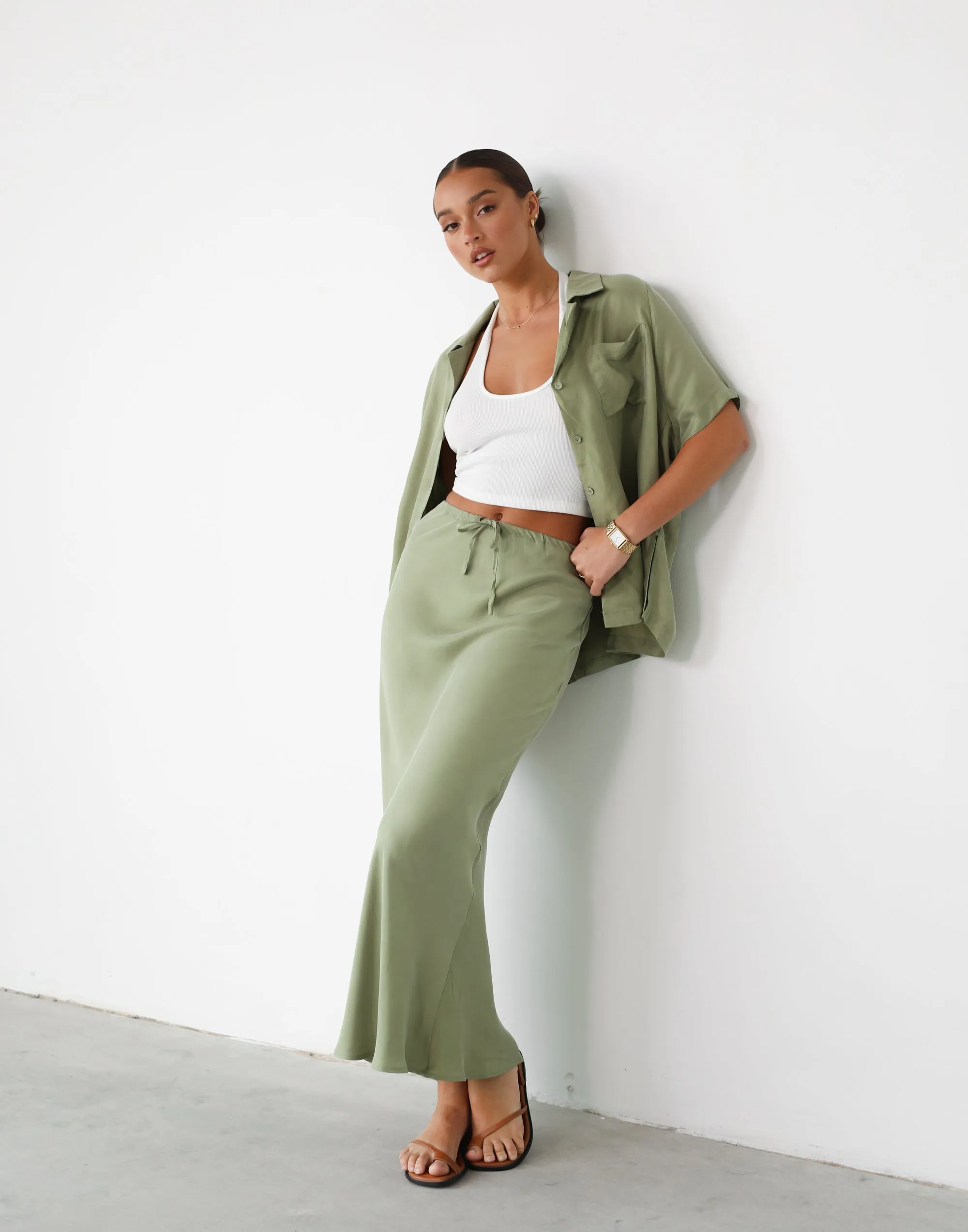 Pistachio Green Amalie Shirt