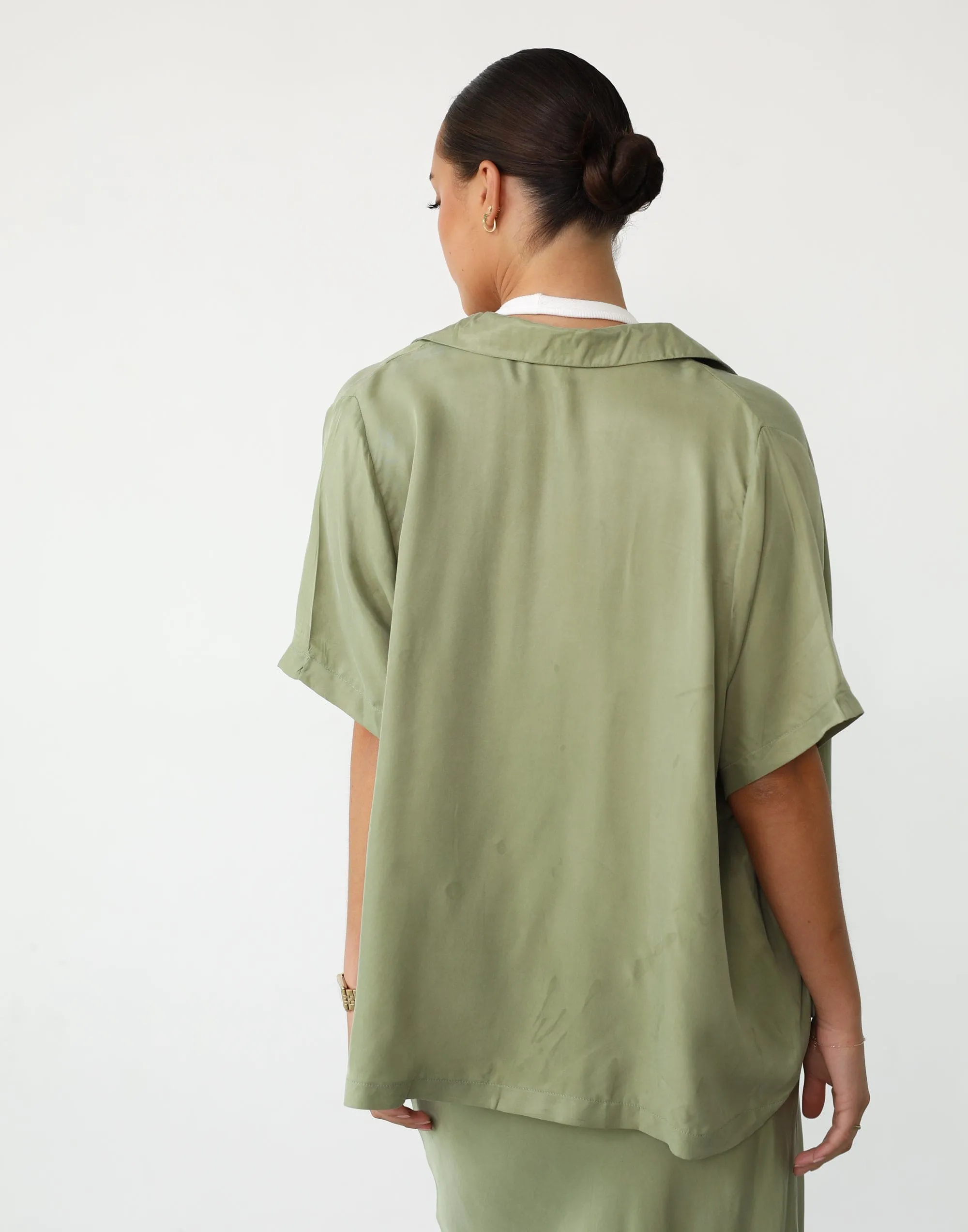 Pistachio Green Amalie Shirt