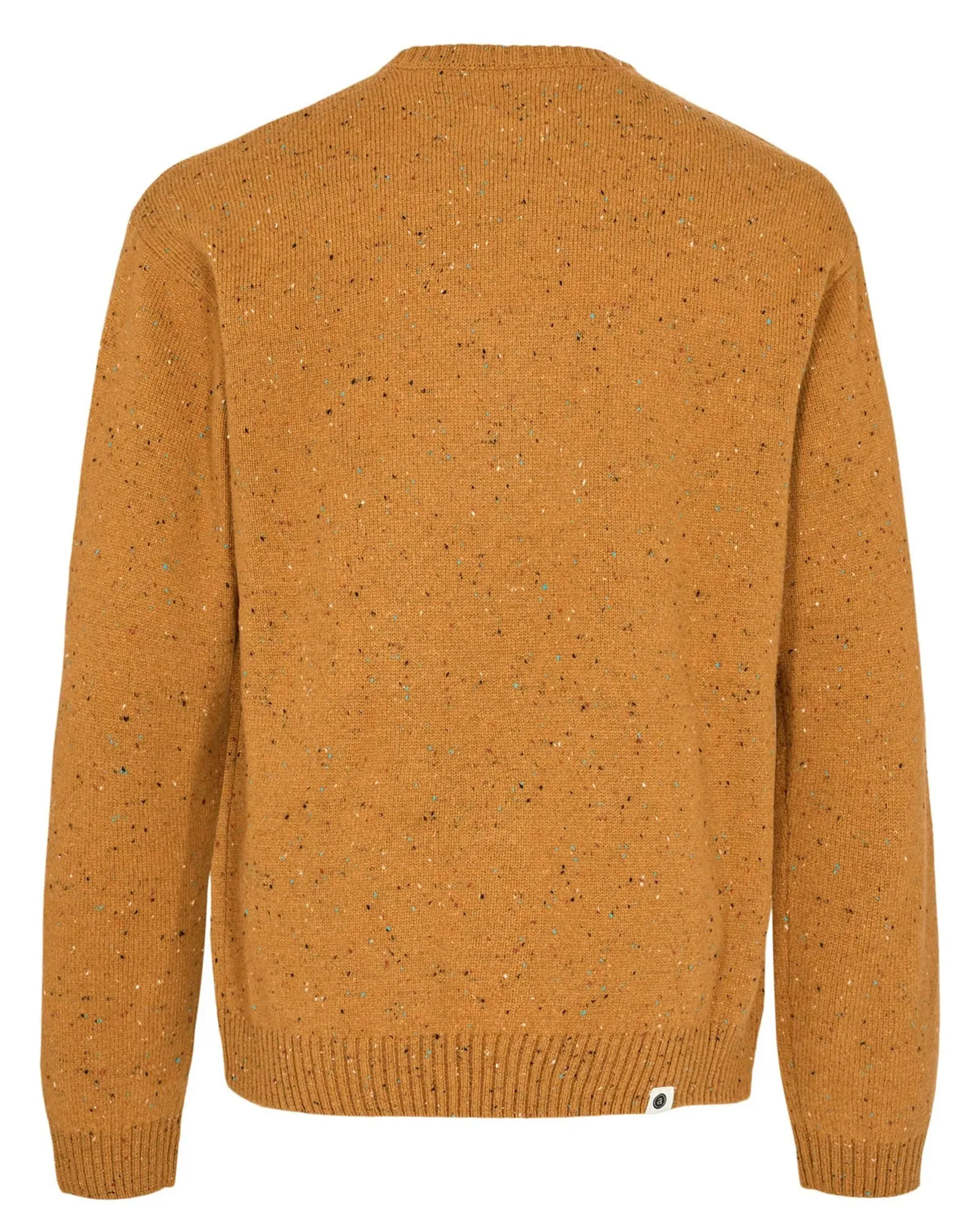 ANERKJENDT mustard yellow knit sweater