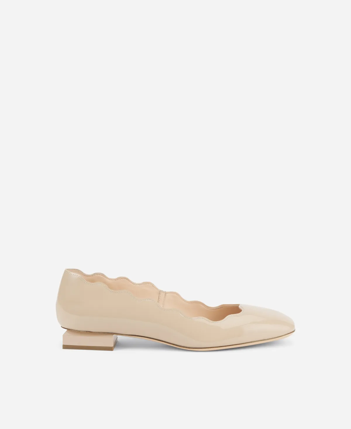 Angie L Wave Patent ballet flat