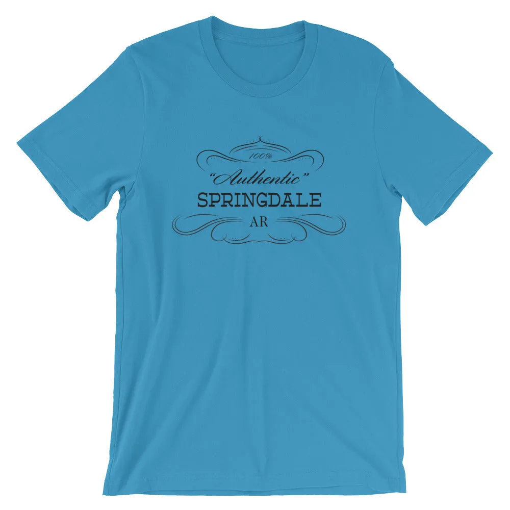 Arkansas Short-Sleeve Unisex T-Shirt City of Springdale AR - Authentic