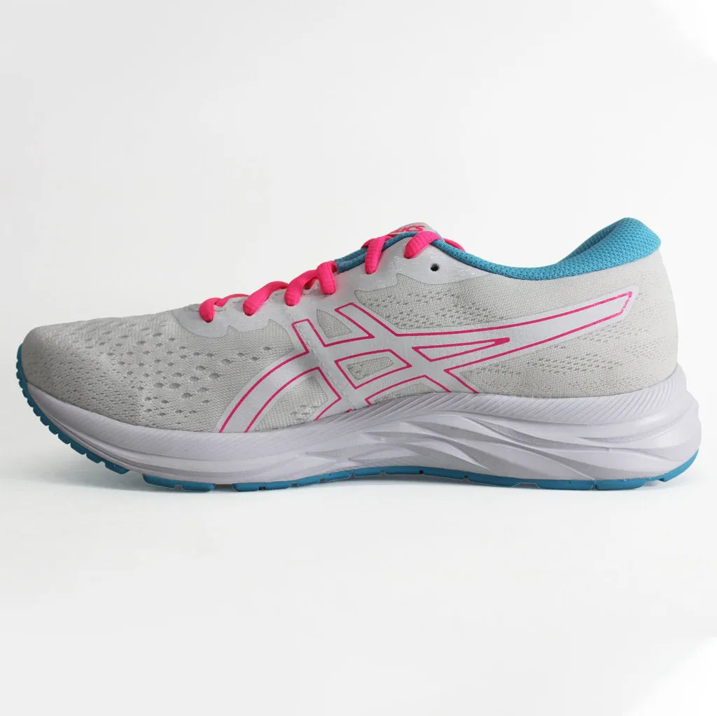 Asics Gel Excite 7 Textile Womens Trainers - White Safety Yellow