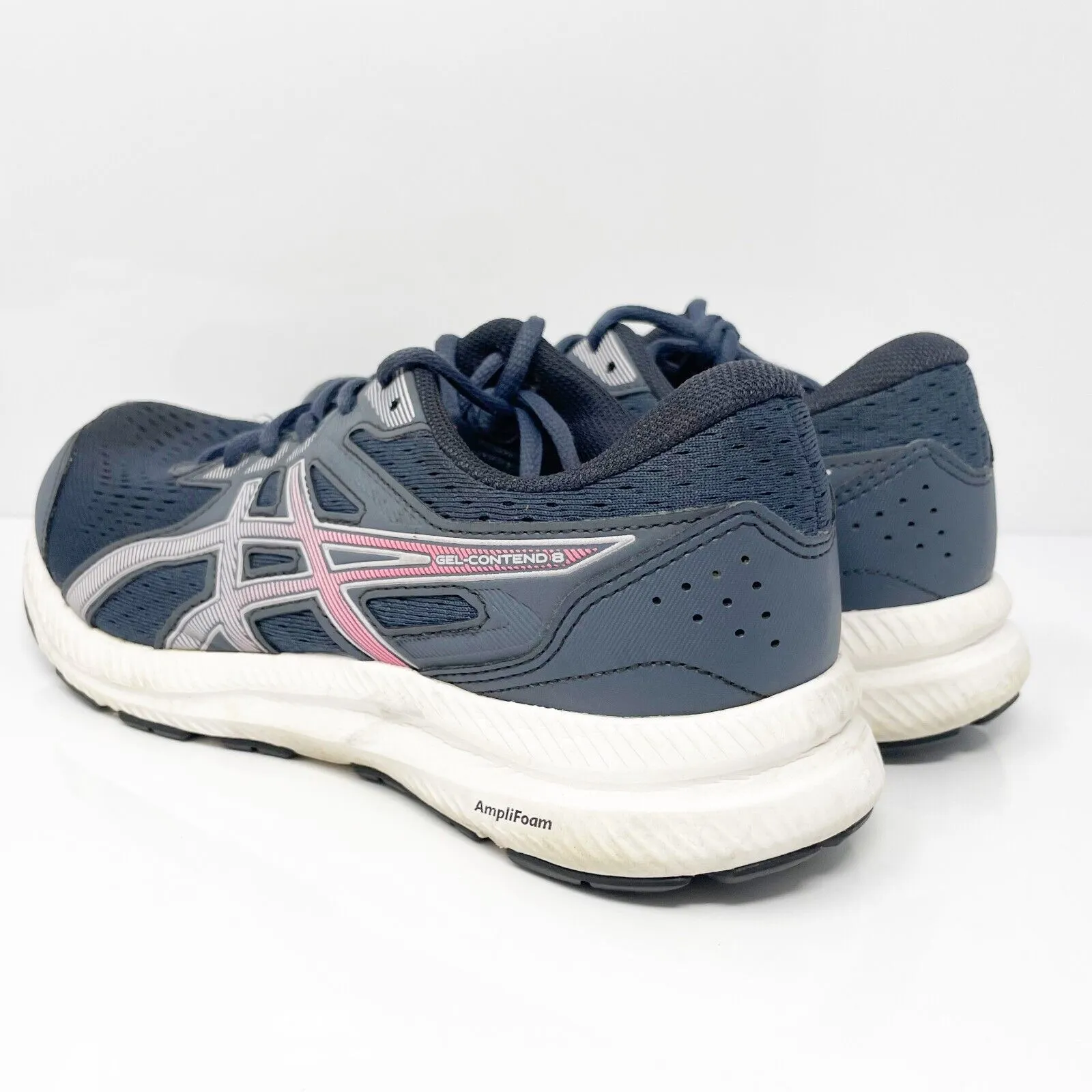 Asics Womens Gel Contend 8 1012B319 Gray Running Shoes Sneakers Size 9 W