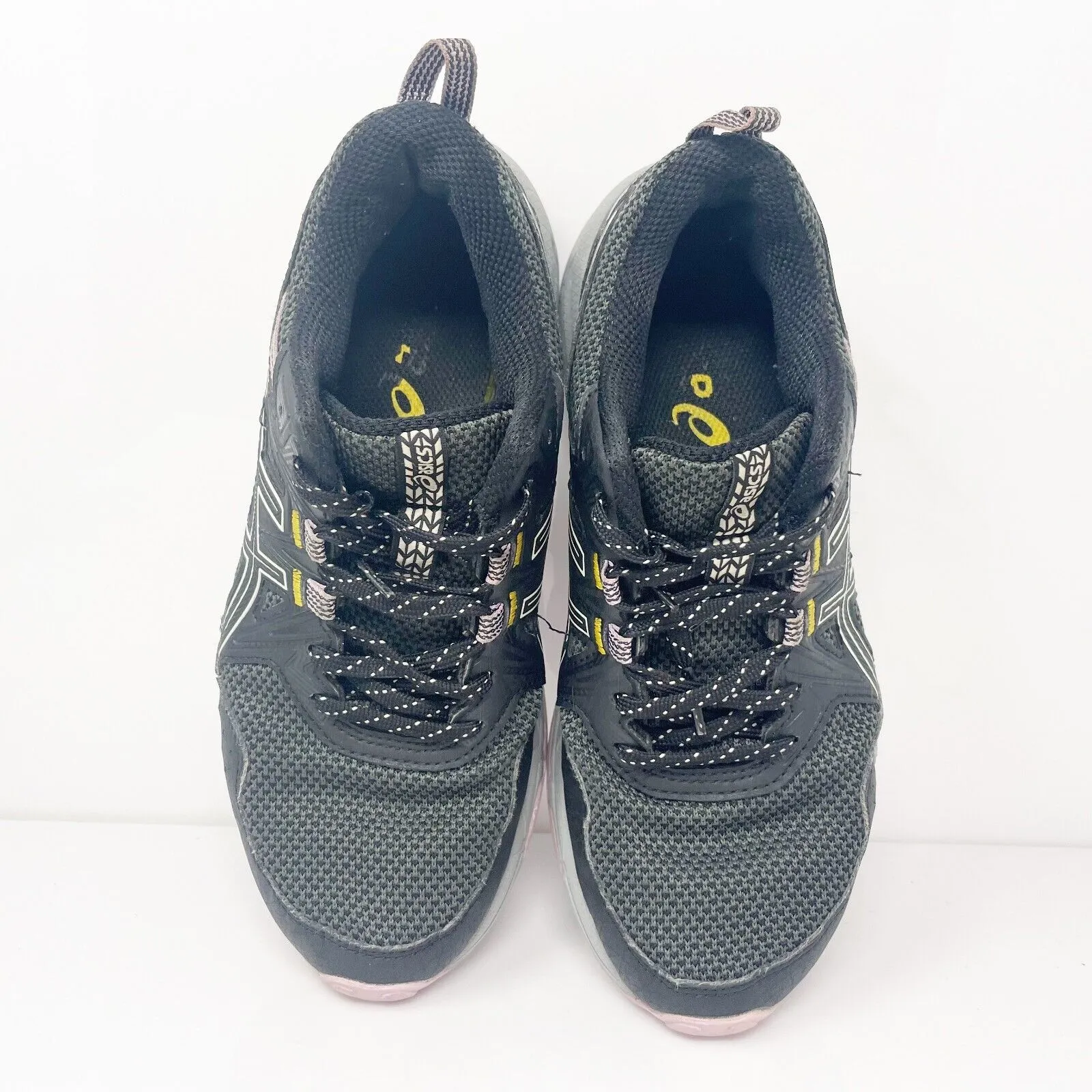 Asics Womens Gel Venture 8 1012A708 Black Running Shoes Sneakers Size 6