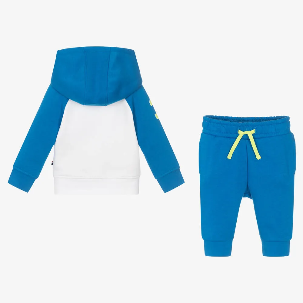 Baby Boys Blue Logo Tracksuit