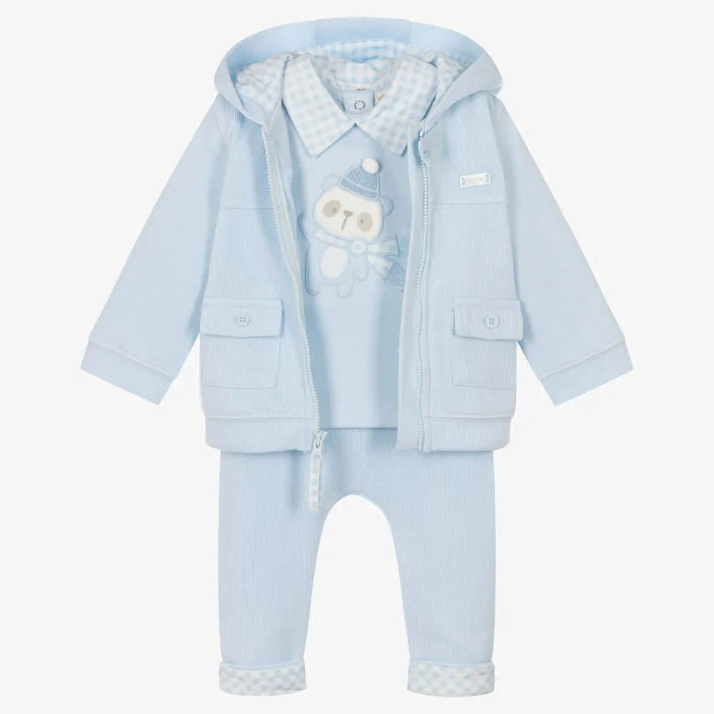 Baby Boys Blue Tracksuit Set