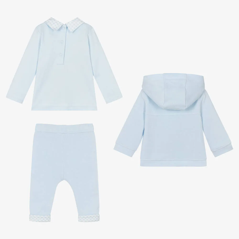 Baby Boys Blue Tracksuit Set