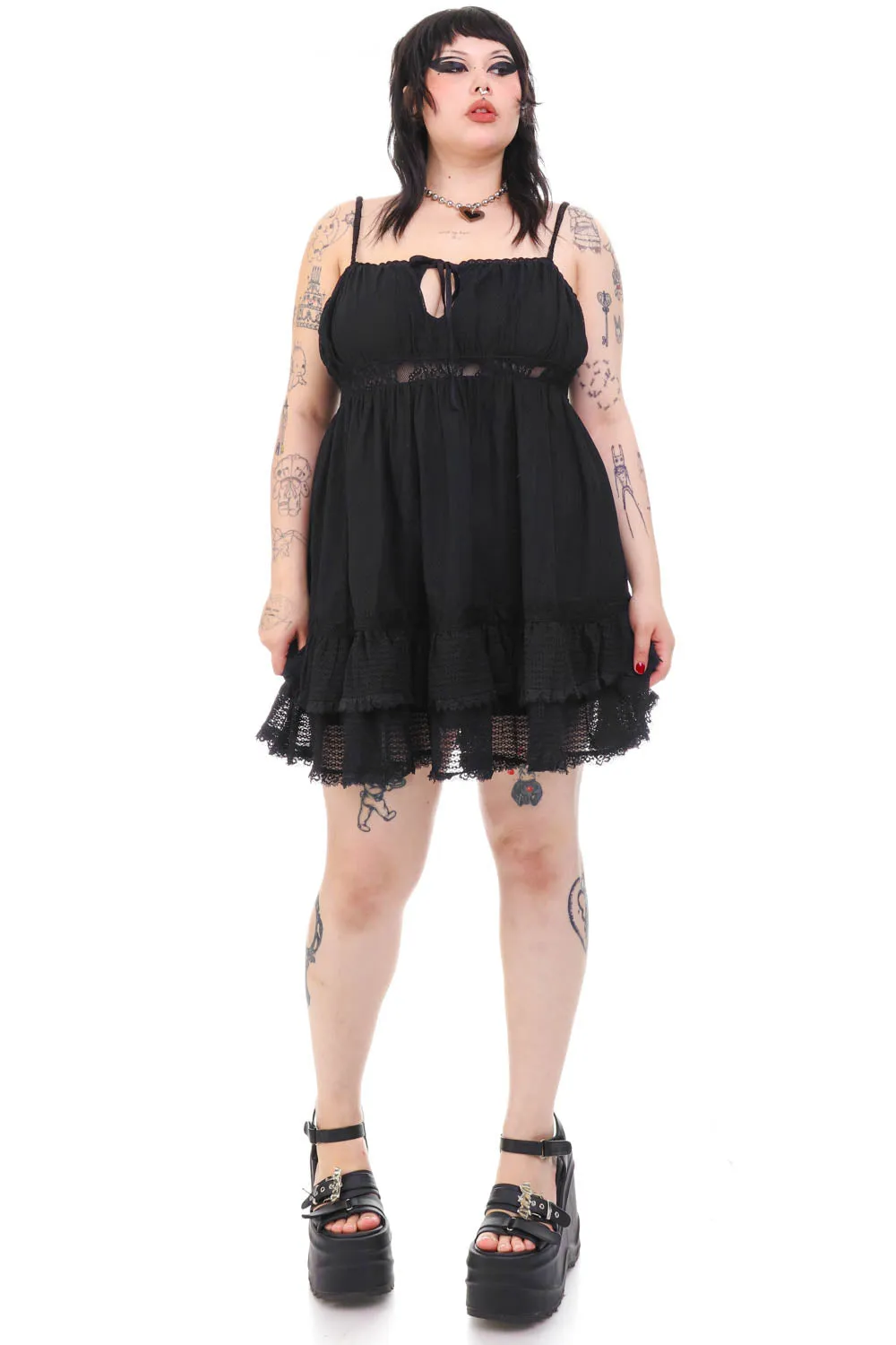 Baby Dolly Black Mini Dress